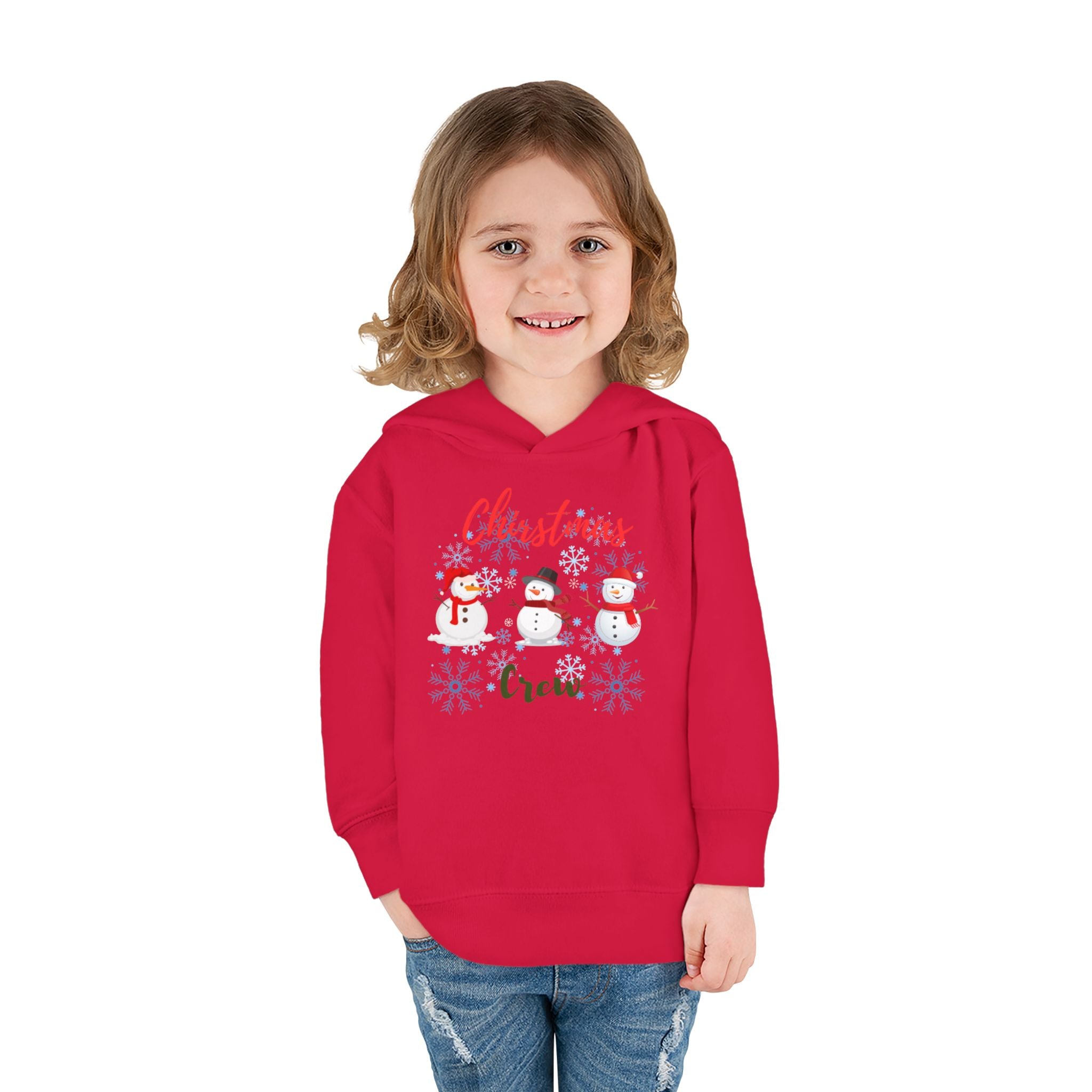 Christmas Crew Toddler Pullover Fleece Hoodie