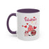 Gnome Valentine's Day Accent Coffee Mug (11, 15oz)