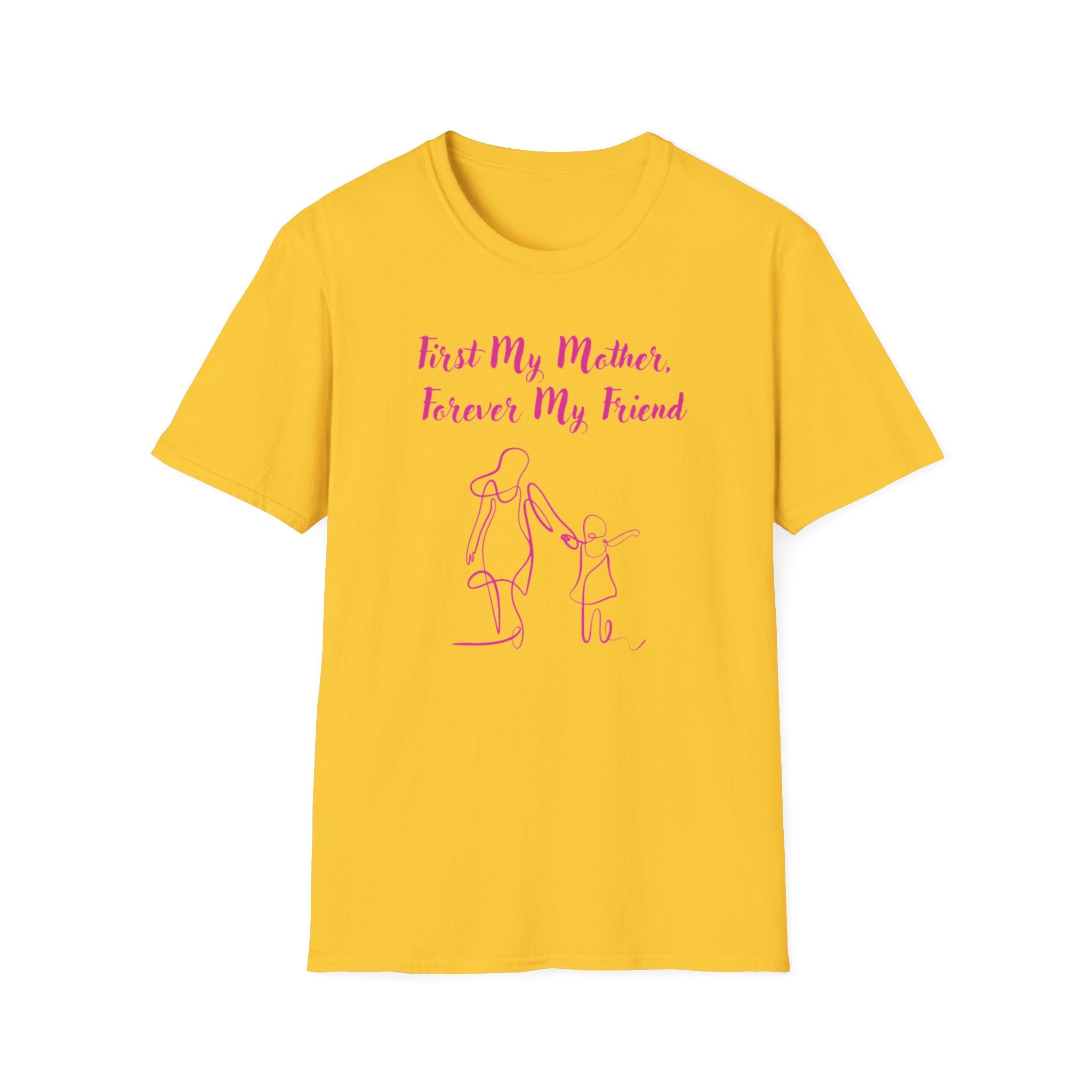 First My Mother Forever My Friend Unisex Softstyle T-Shirt