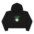 Kiss Me I'm Irish Cat Crop Hoodie
