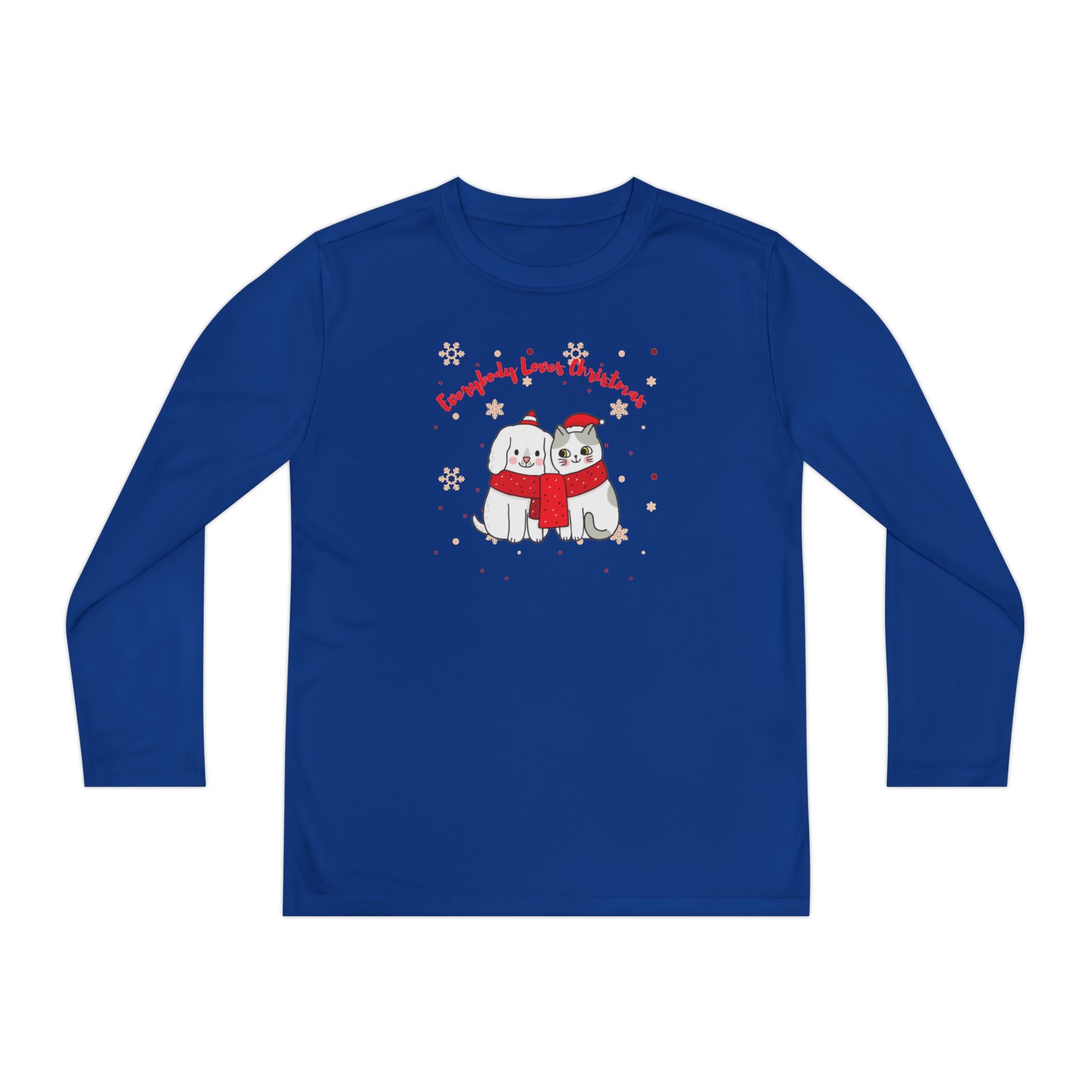 Everybody Loves Christmas Youth Long Sleeve Competitor Tee