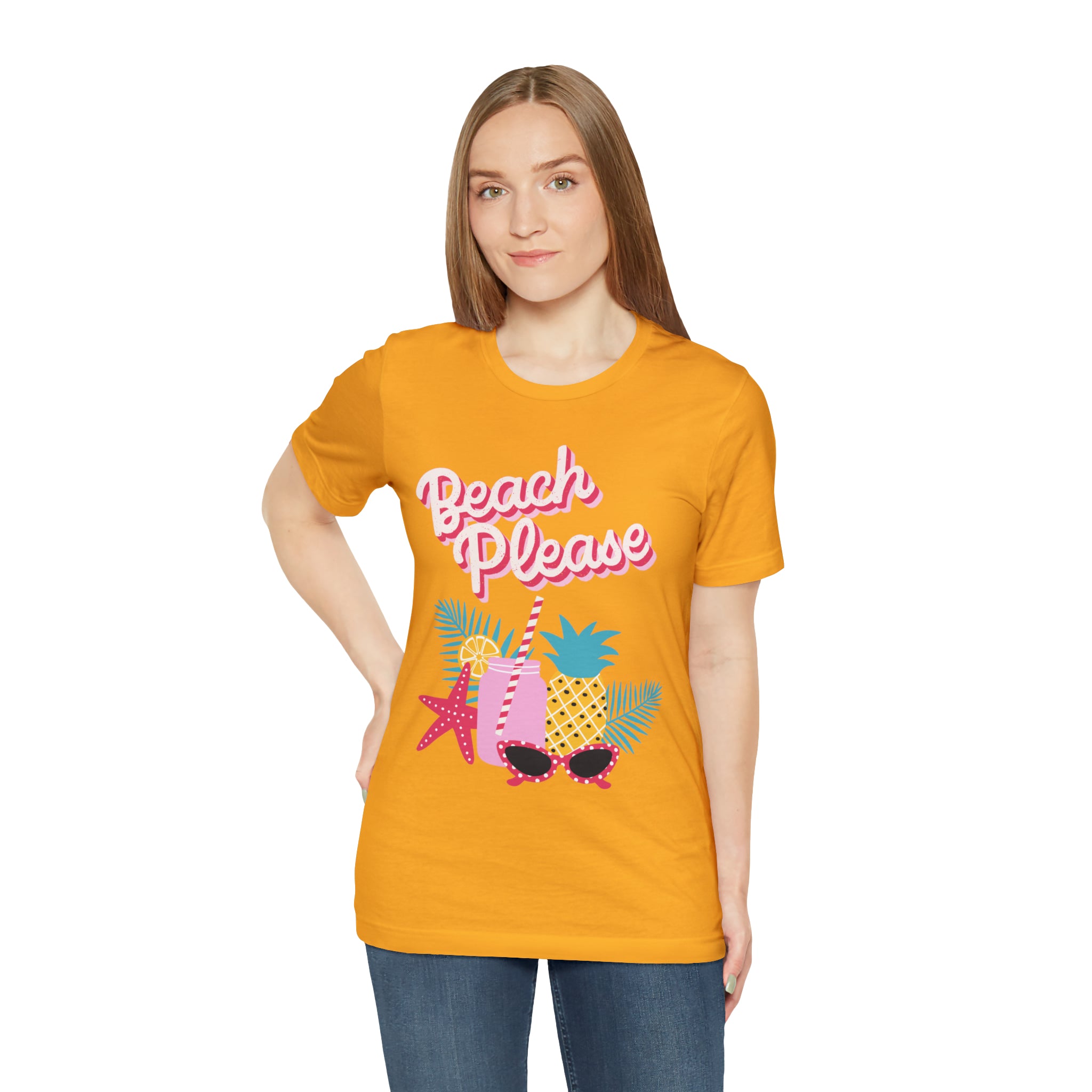 Beach Please Unisex Jersey Short Sleeve Tee