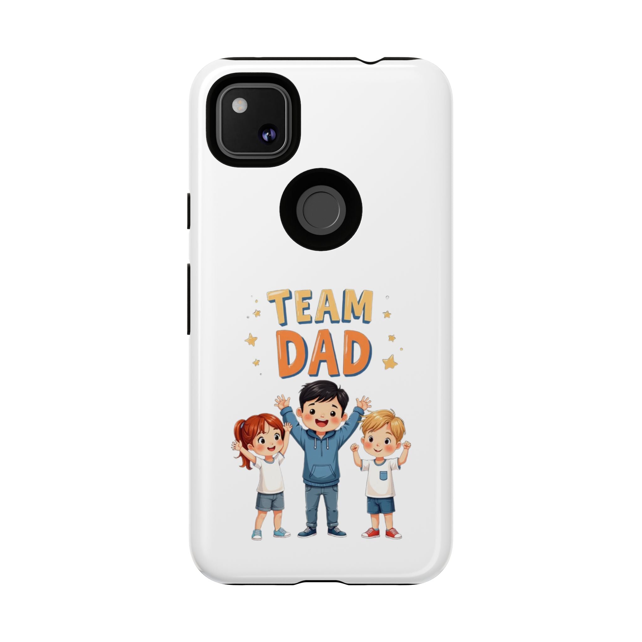 Team Dad Phone Case, Fun Gift for Fathers, Durable Phone Protector, Cute Dad Team Merchandise, Father's Day Special