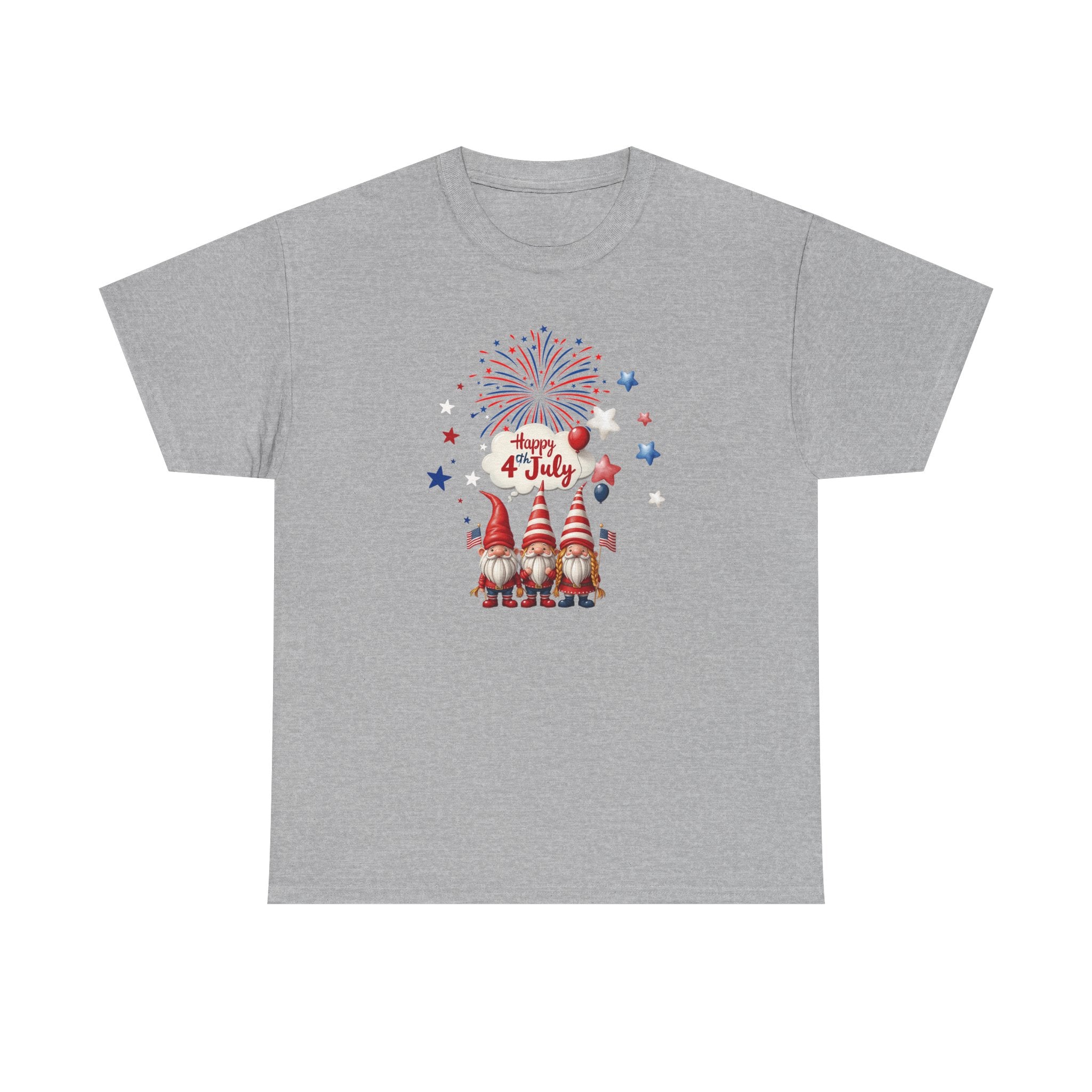 Gnome 4th of July Unisex Heavy Common Tee