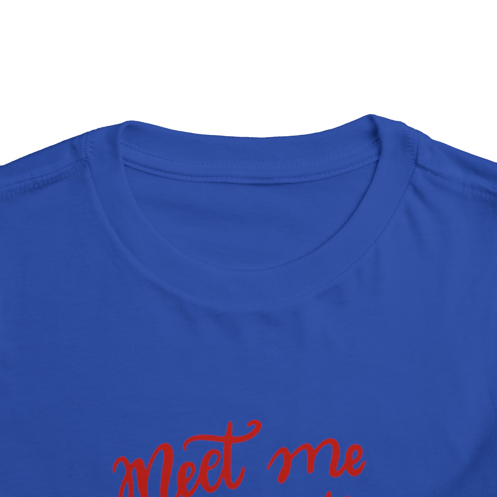 Meet Me Under The Mistletoe Toddler Short Sleeve Tee