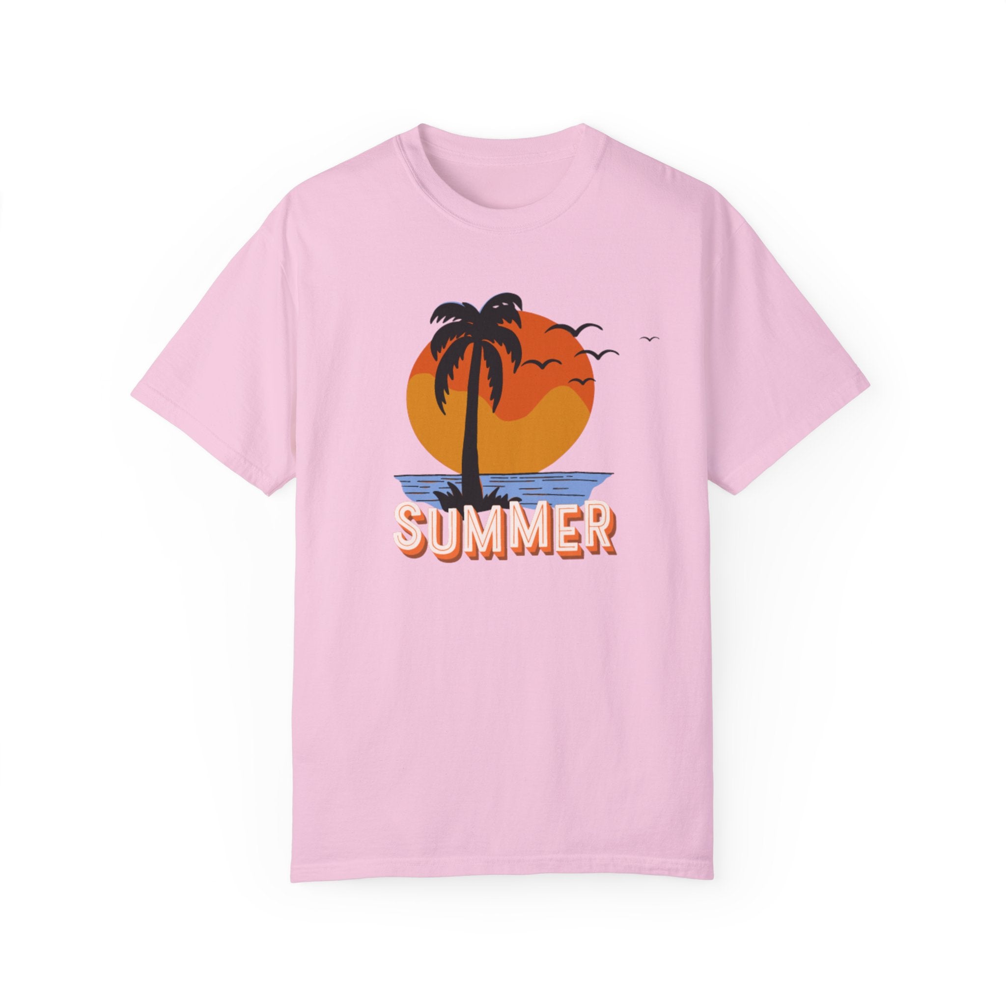 Summer Sunset Unisex Garment-Dyed T-shirt