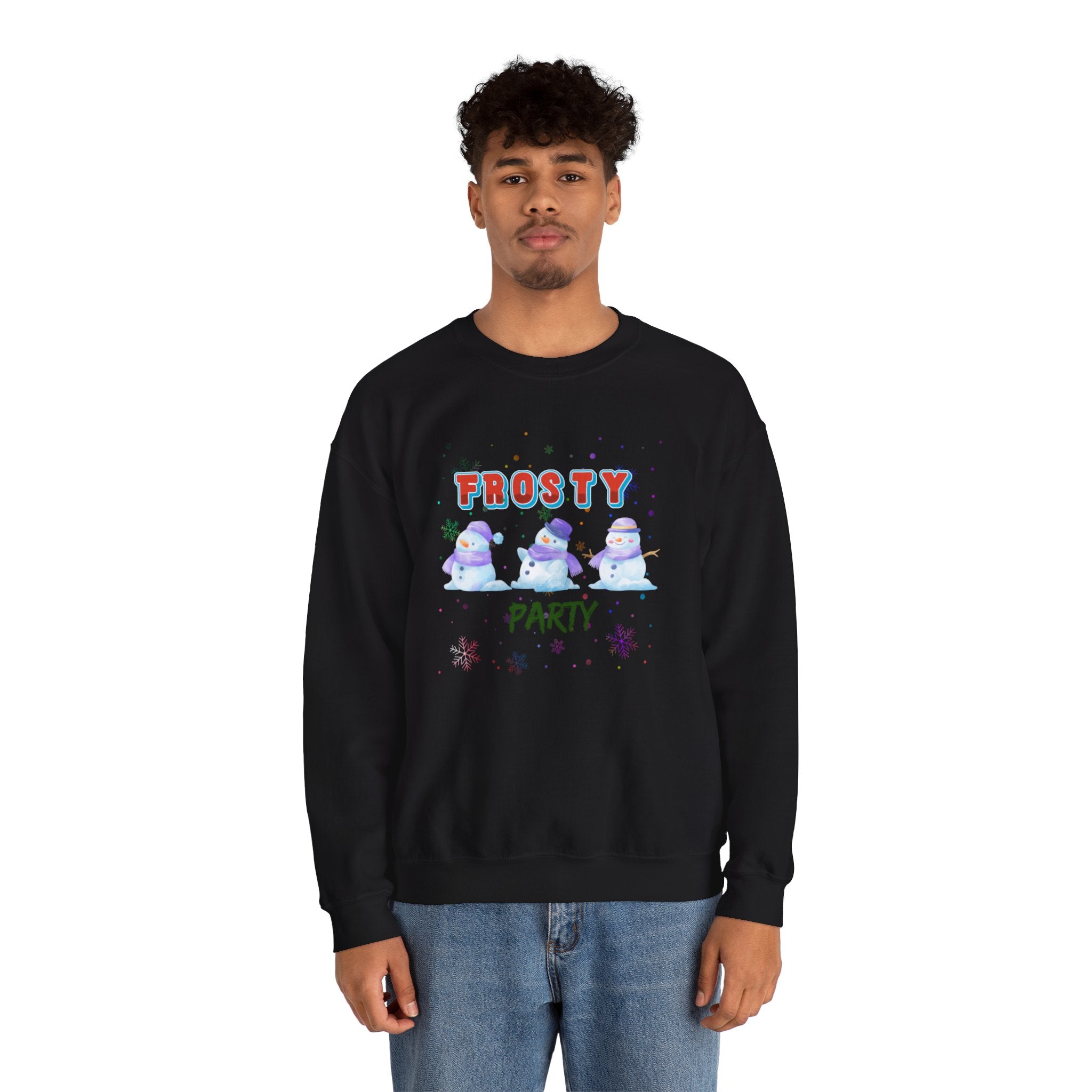 Frosty Party Unisex Heavy Blend™ Crewneck Sweatshirt