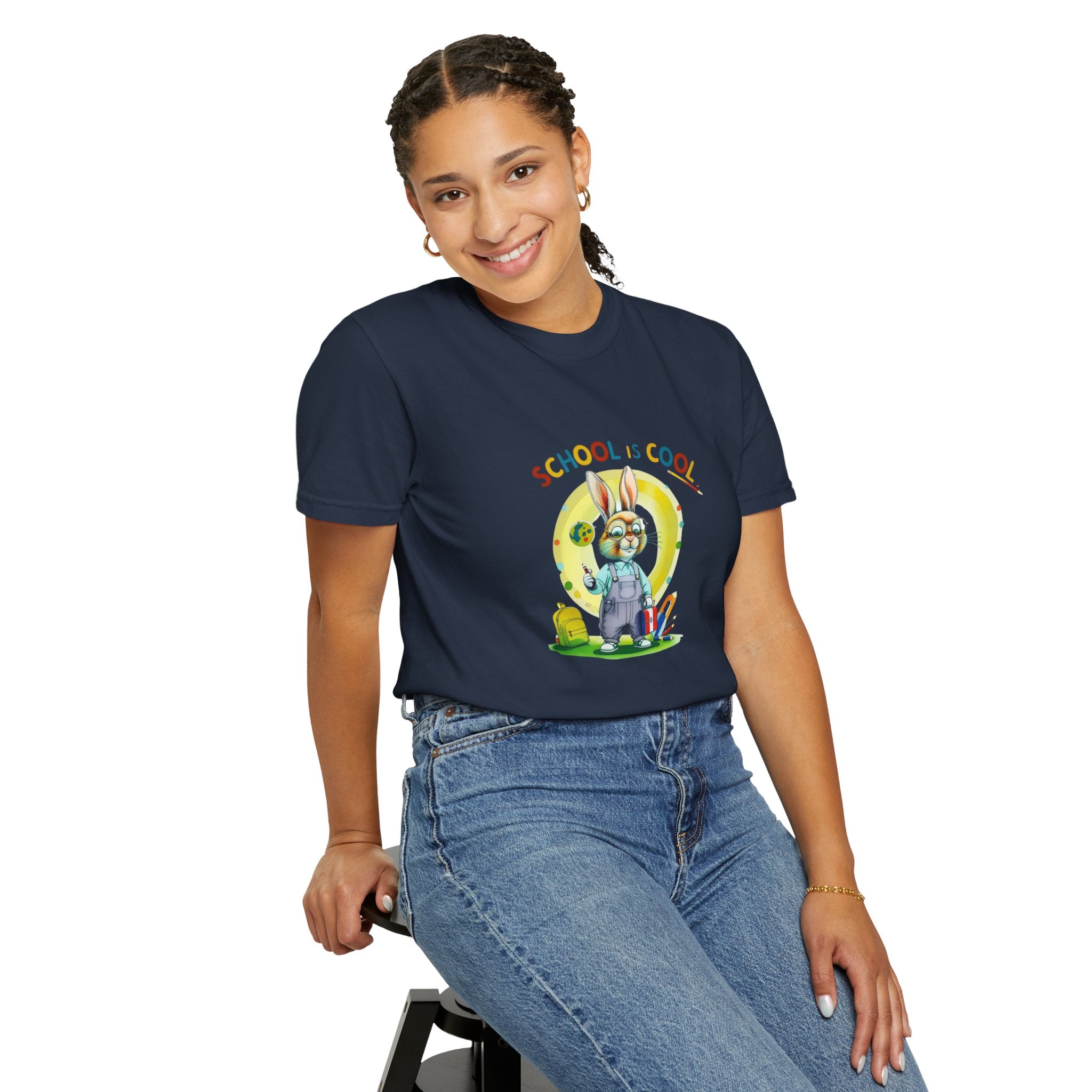 School is Cool Unisex Garment-Dyed Tee