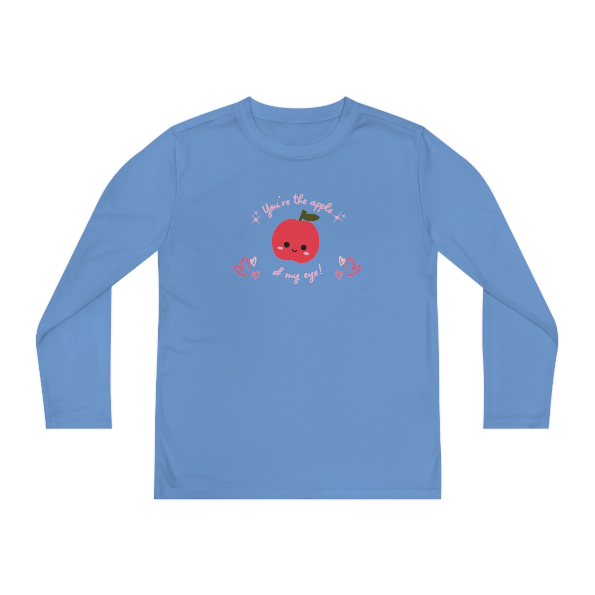 You Are The Apple Of My Eyes Youth Long Sleeve Competitor Tee