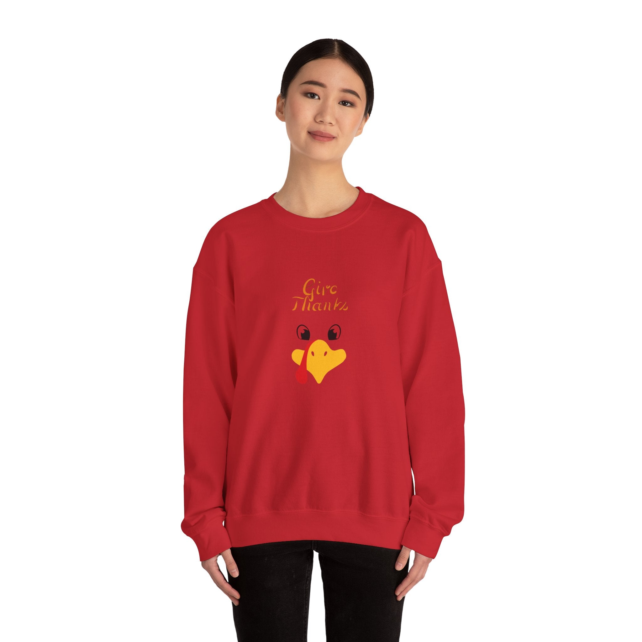 Give Thanks Unisex Heavy Blend™ Crewneck Sweatshirt