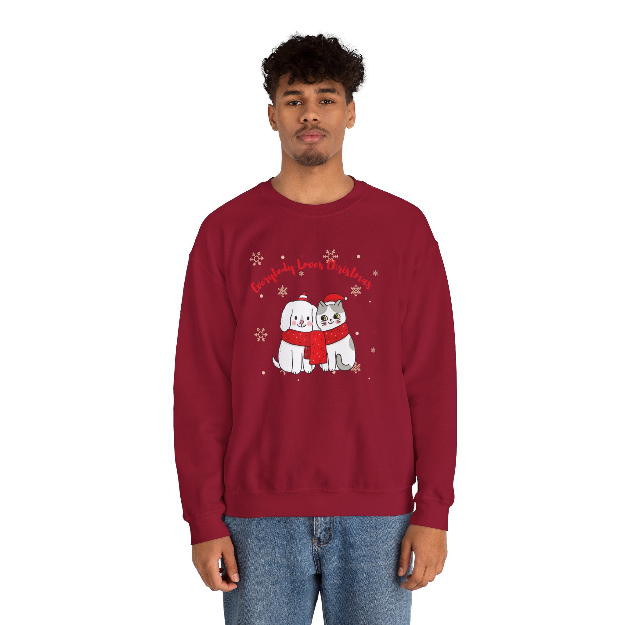 Everybody Loves Christmas Unisex Heavy Blend™ Crewneck Sweatshirt