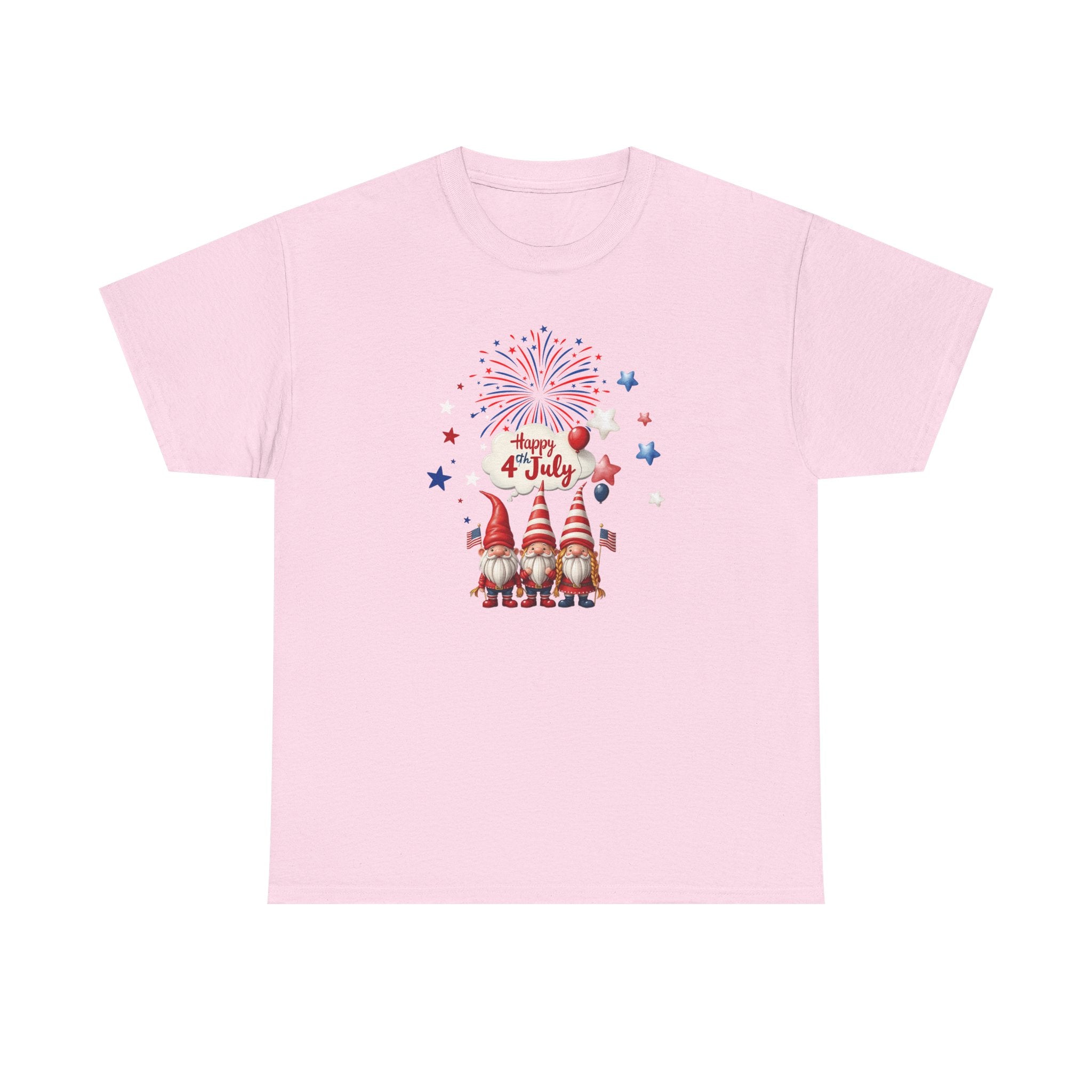 Gnome 4th of July Unisex Heavy Common Tee