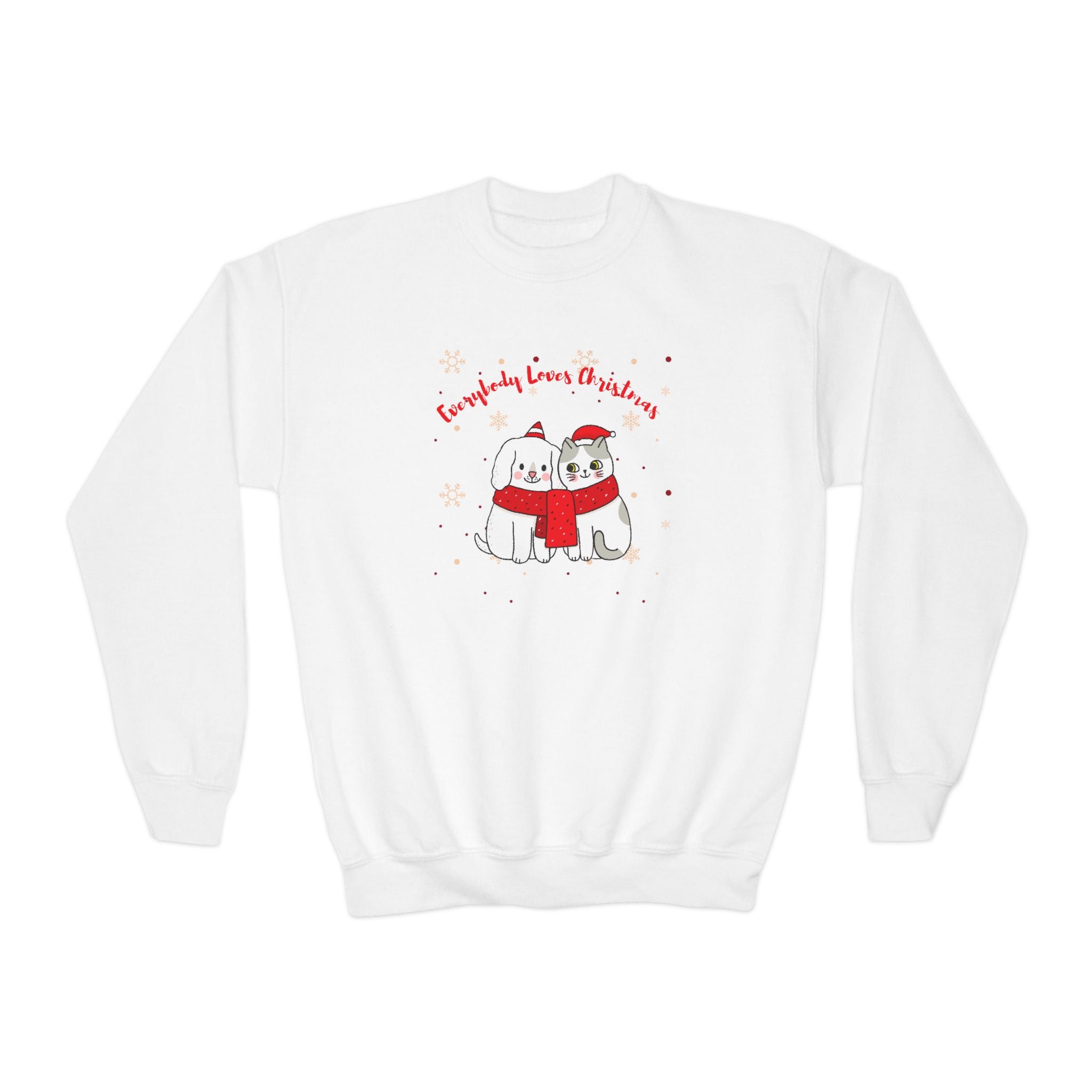 Everybody Love Christmas Youth Crewneck Sweatshirt