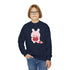 V-Day Bunny Youth Crewneck Sweatshirt