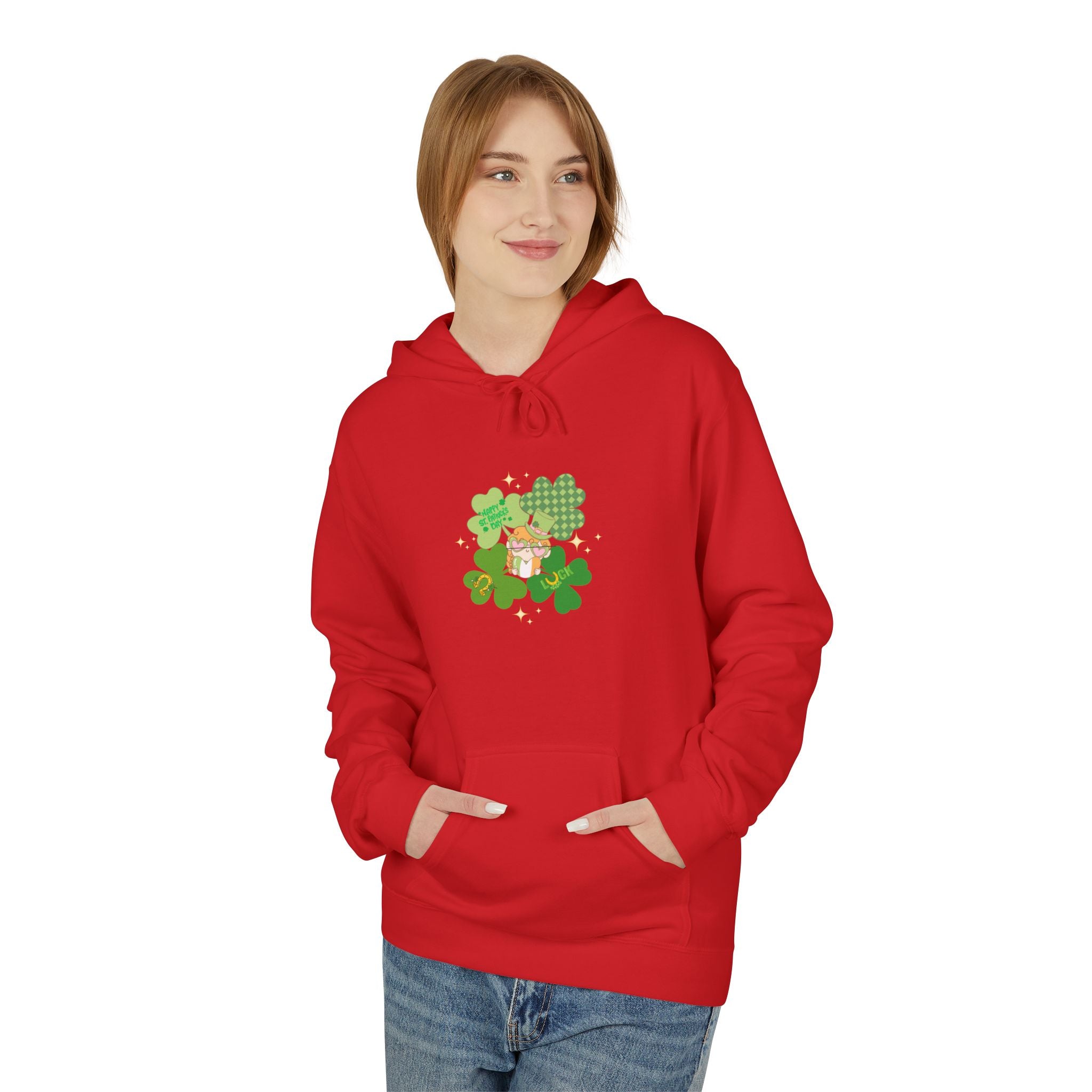 Retro St. Paddy's Day Fleece Hoodie - Unisex