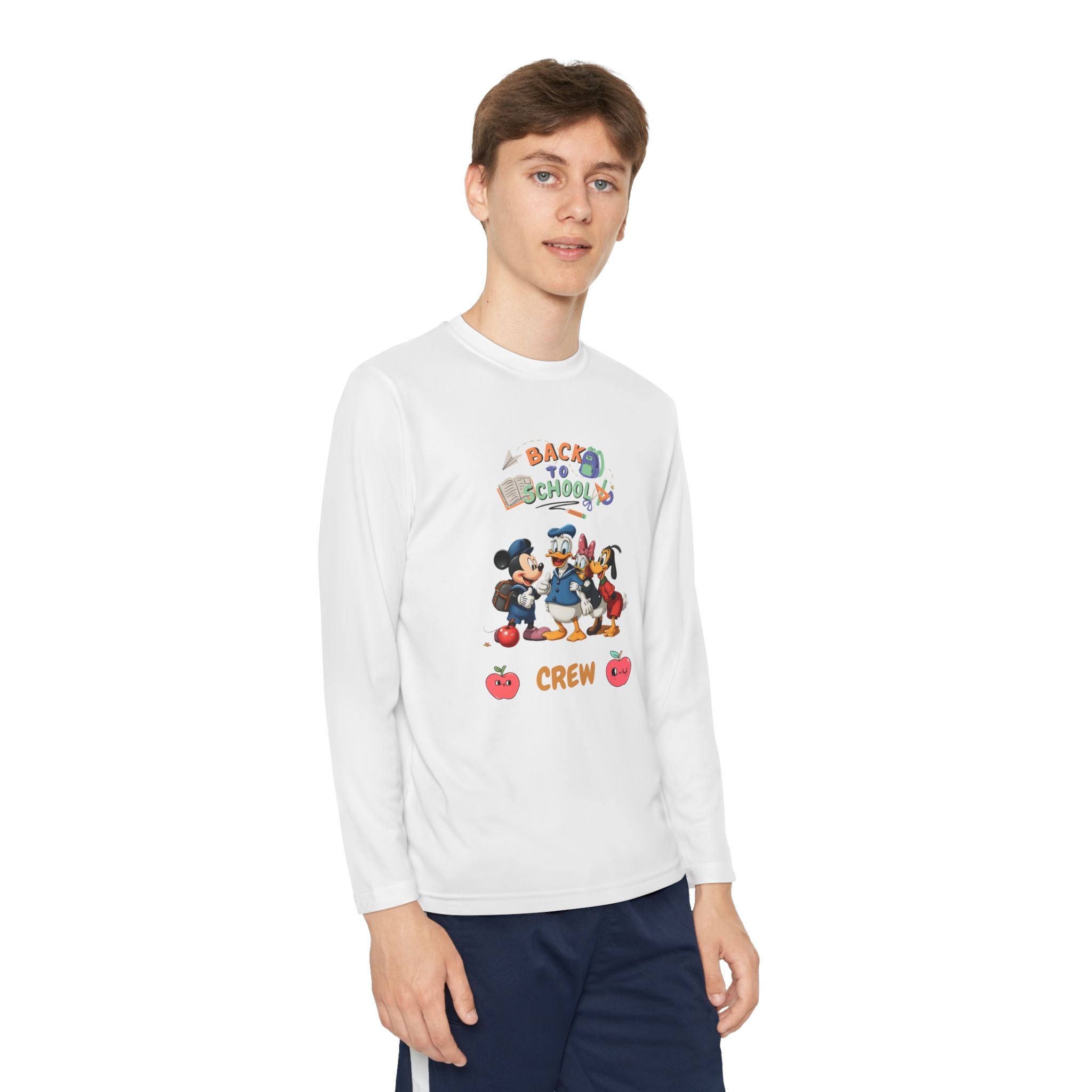 Back to School Crew Youth Long Sleeve Competitor Tee