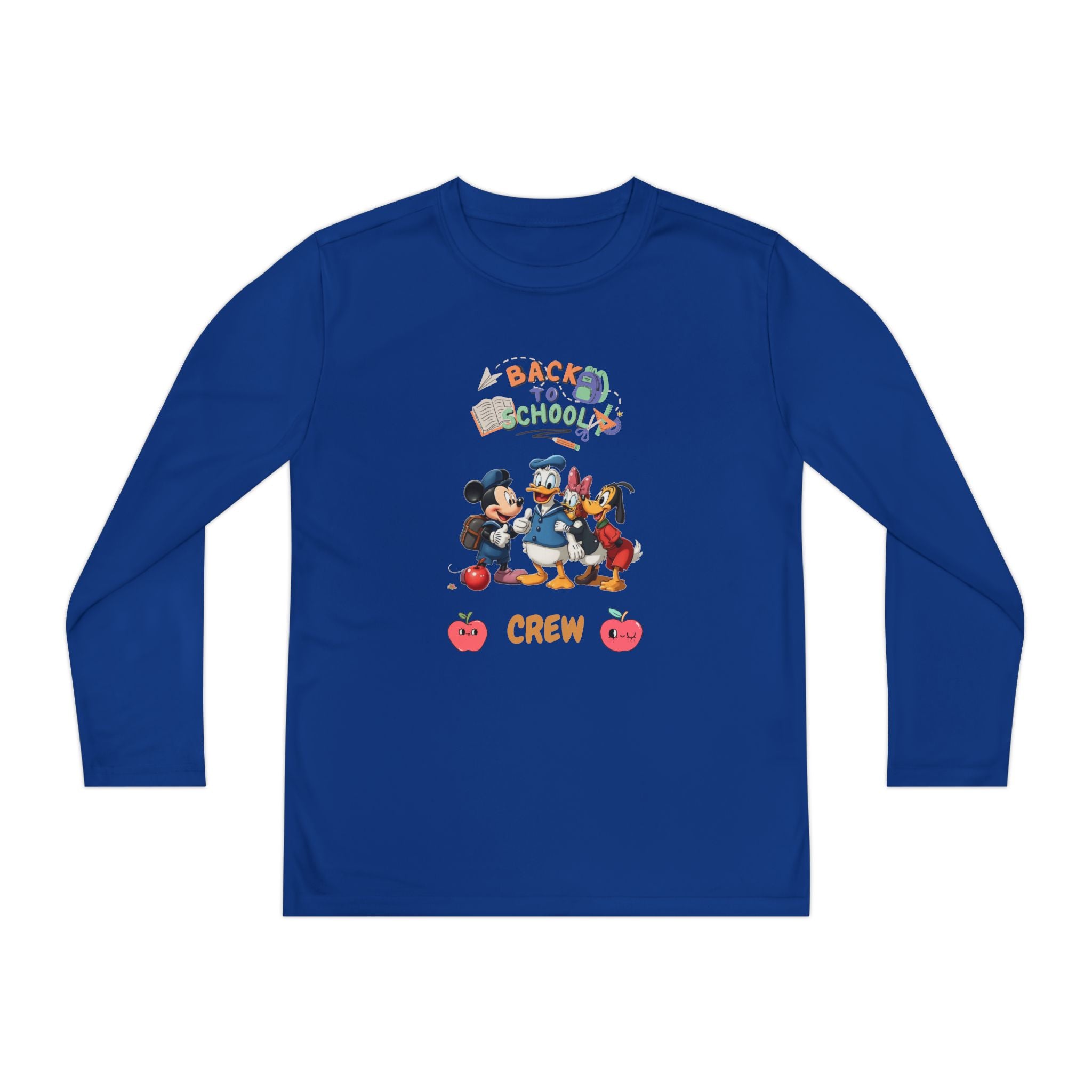 Back to School Crew Youth Long Sleeve Competitor Tee