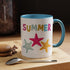 Summer Starfish Accent Coffee Mug (11, 15oz)