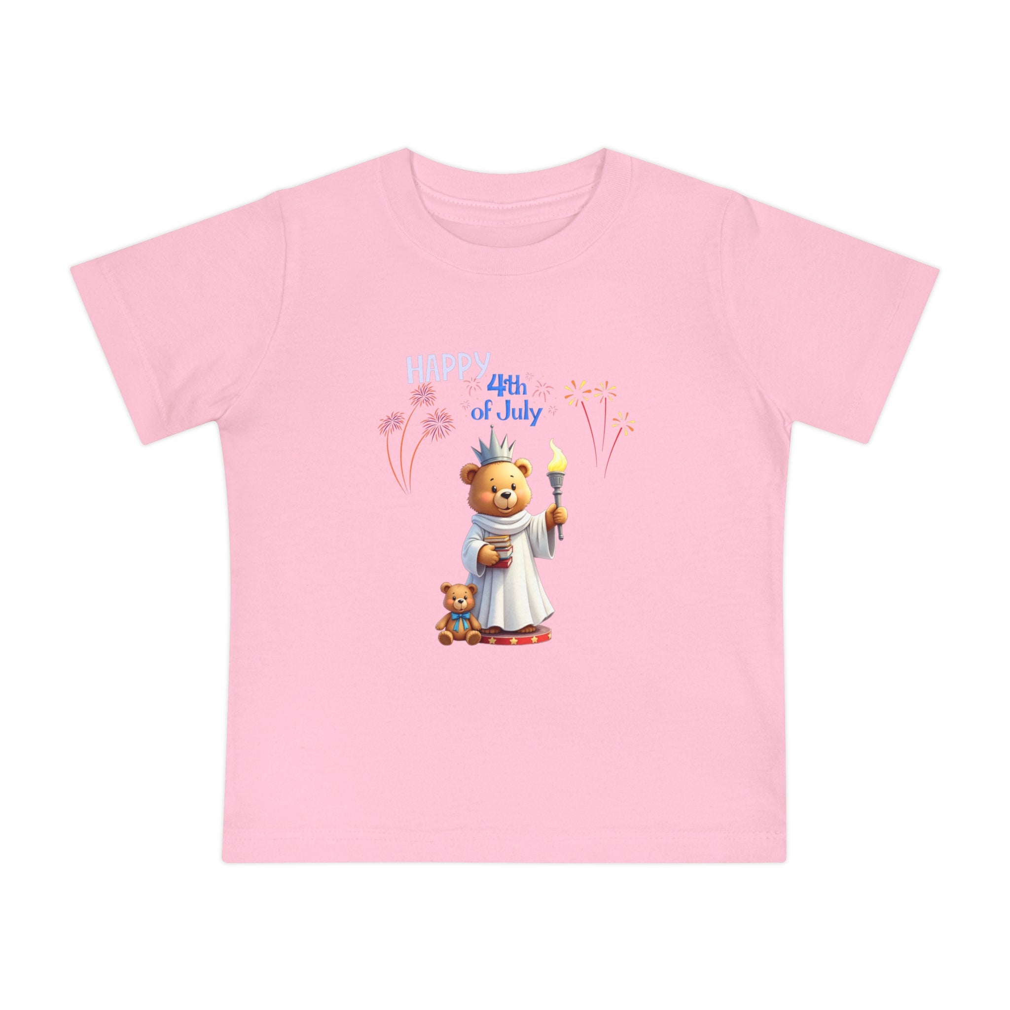 Lady Liberty Baby Short Sleeve Tee Shirt