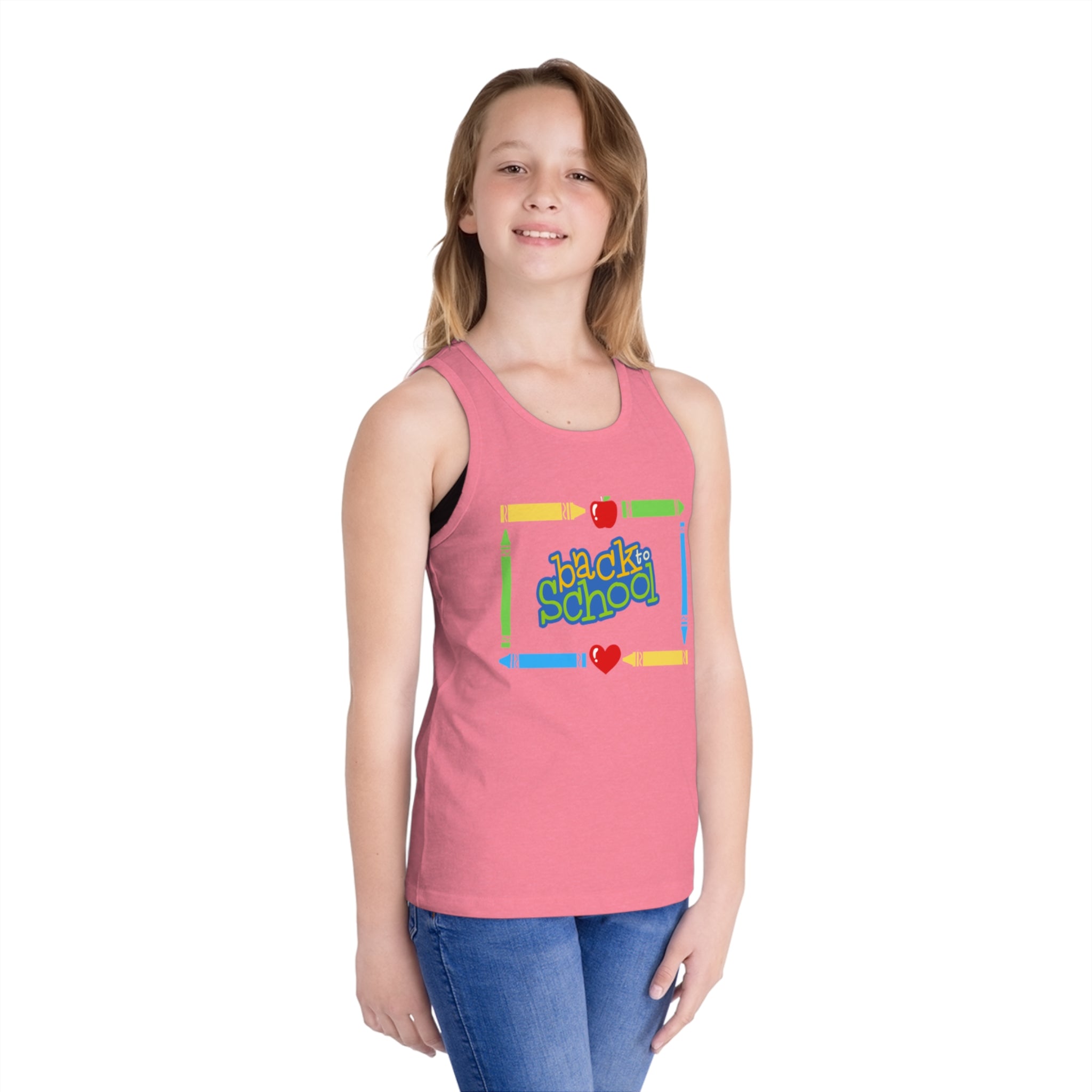 Back To School Kid's Jersey Tank Top