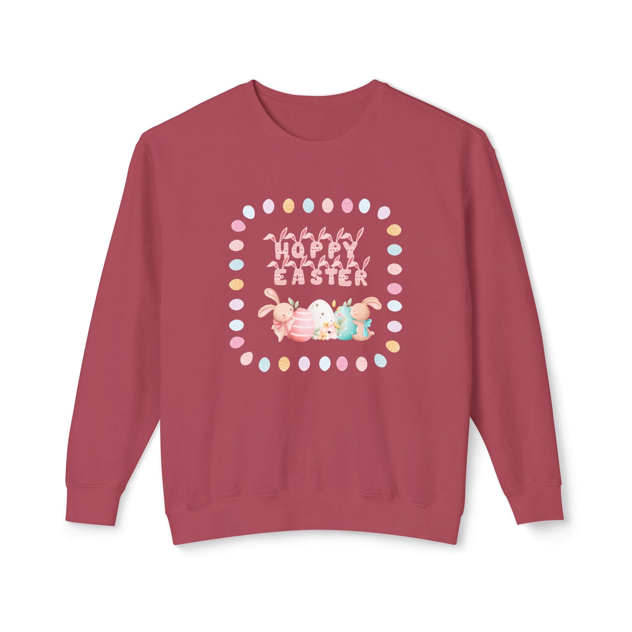 Hoppy Easter Unisex Lightweight Crewneck Sweatshirt