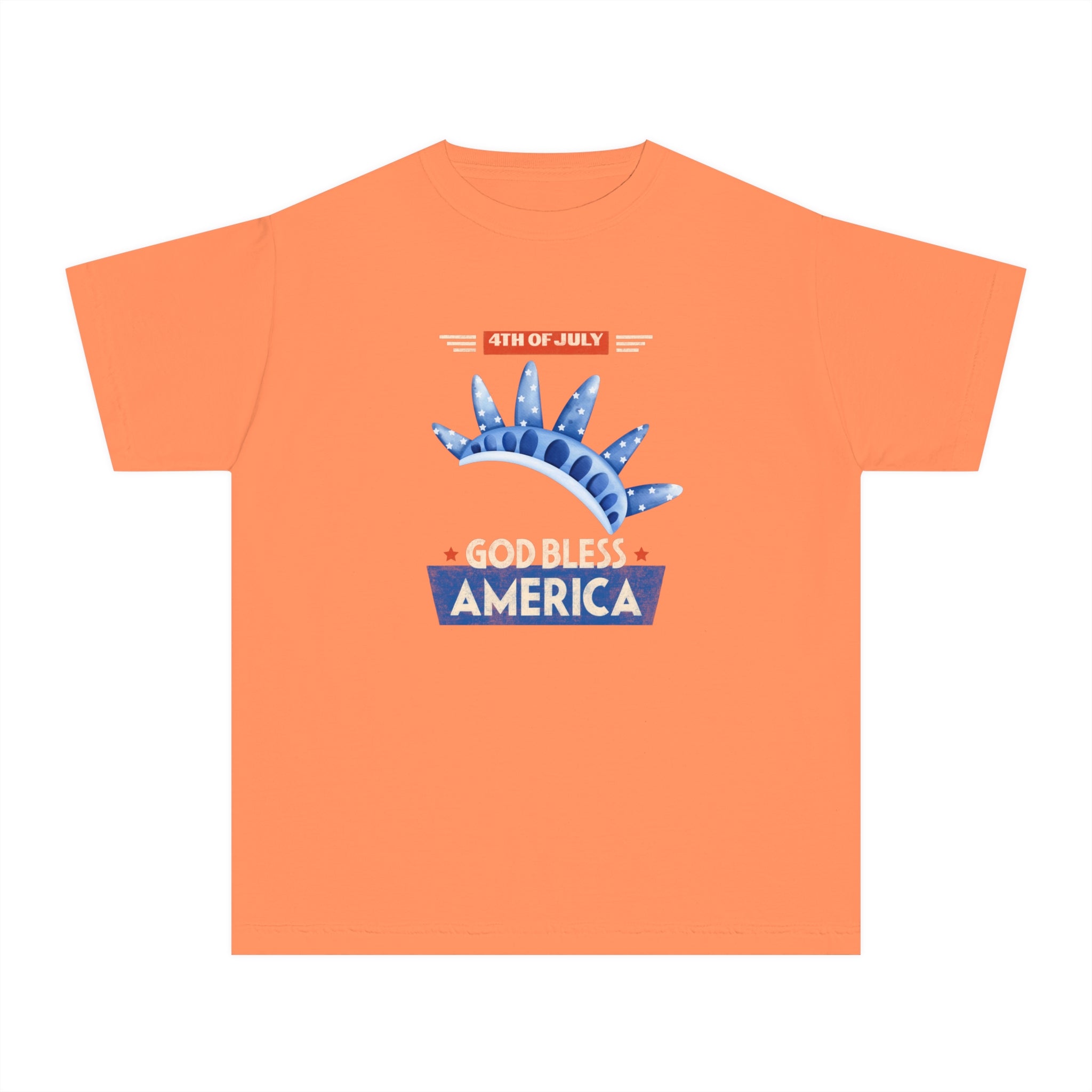 God Bless America Youth Midweight Tee