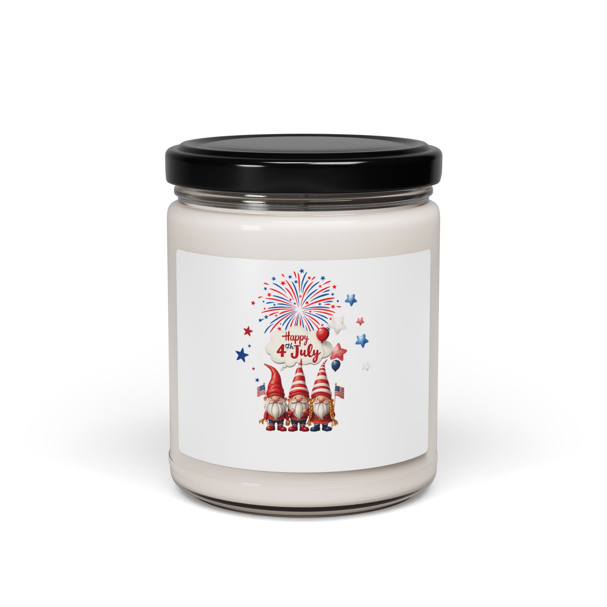Gnome 4th of July  Scented Candle