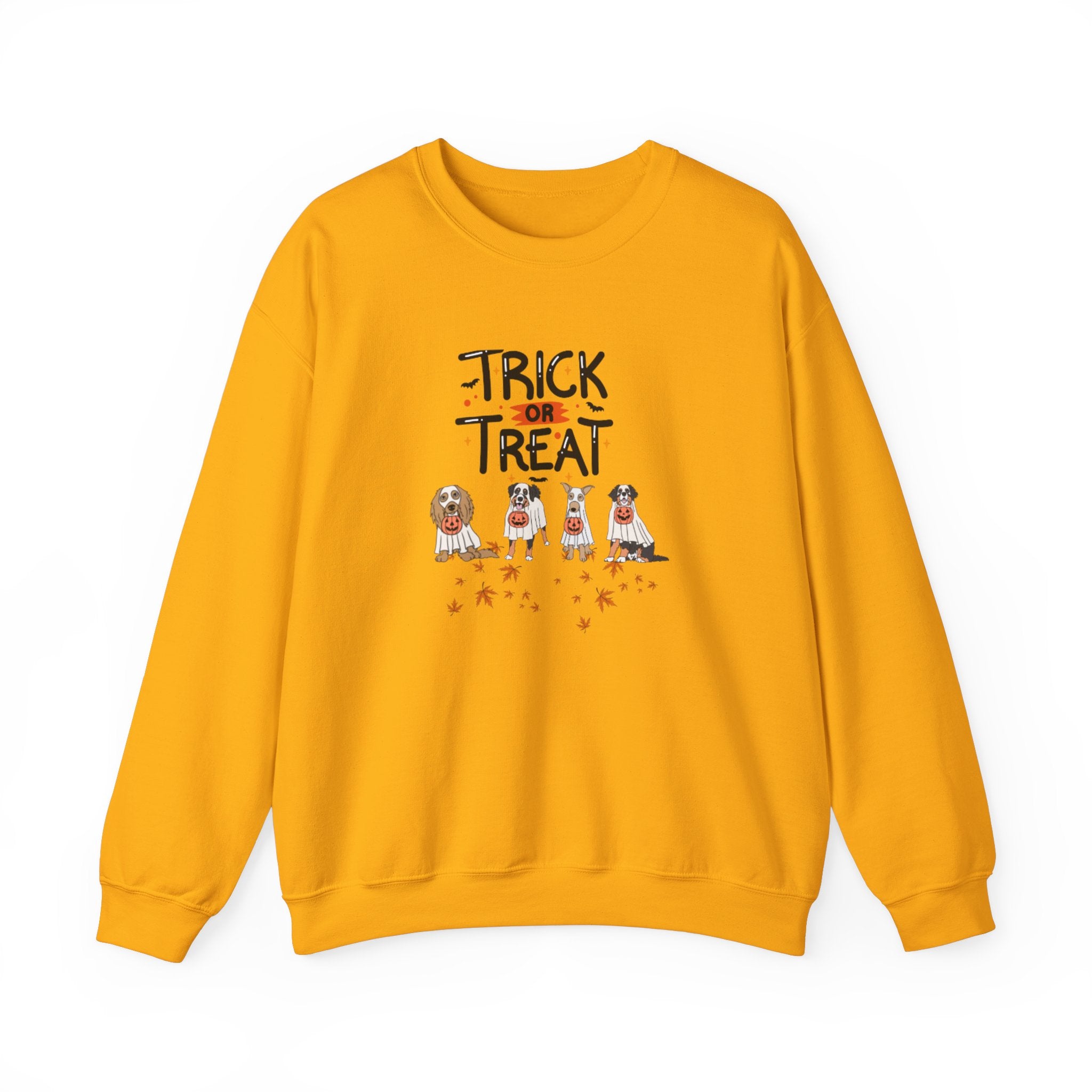 Pooch Trick or Treat Unisex Heavy Blend™ Crewneck Sweatshirt