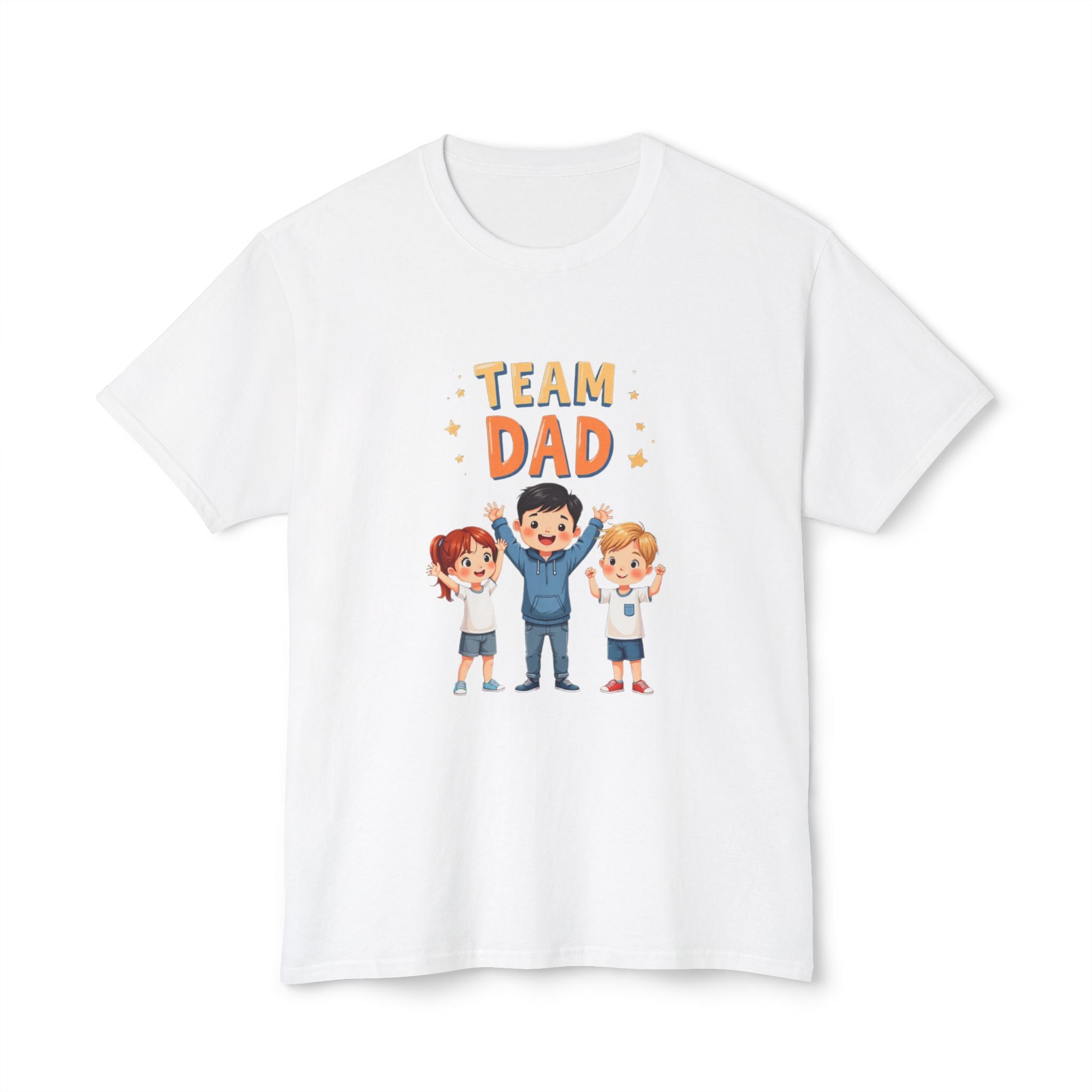 Team Dad Unisex HD Cotton T-shirt, Father’s Day Gift