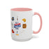 Happy Labor Day Wishes Accent Coffee Mug (11, 15oz)