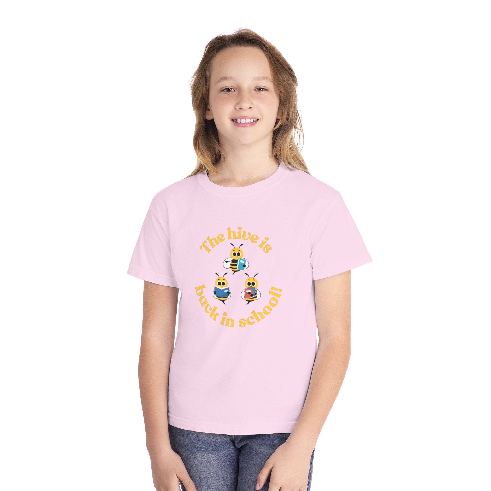 The Hive Is Back In School Youth Midweight Tee