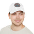 Best Dad Ever Hat with Leather Patch (Round)