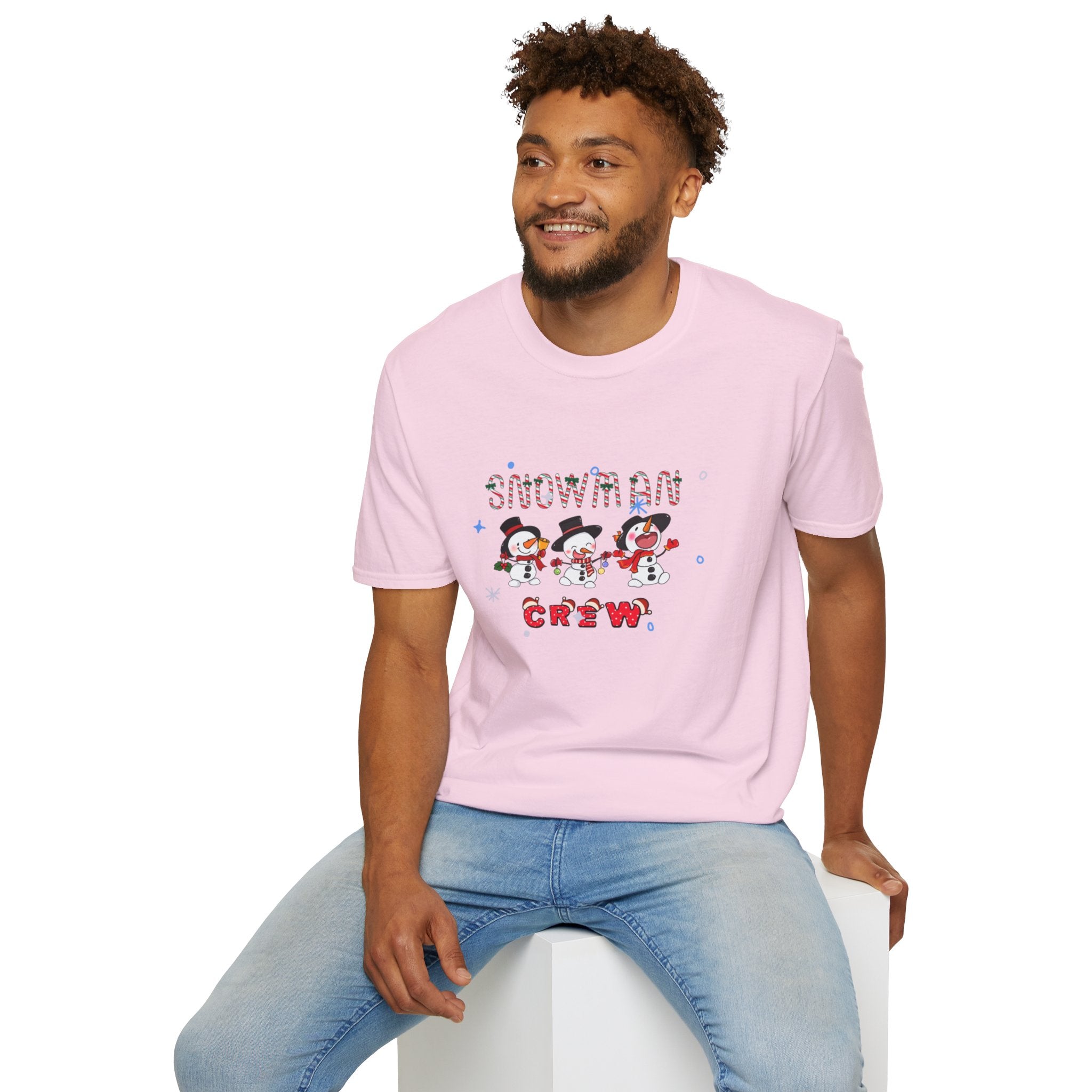 Snowman Crew Unisex Softstyle T-Shirt