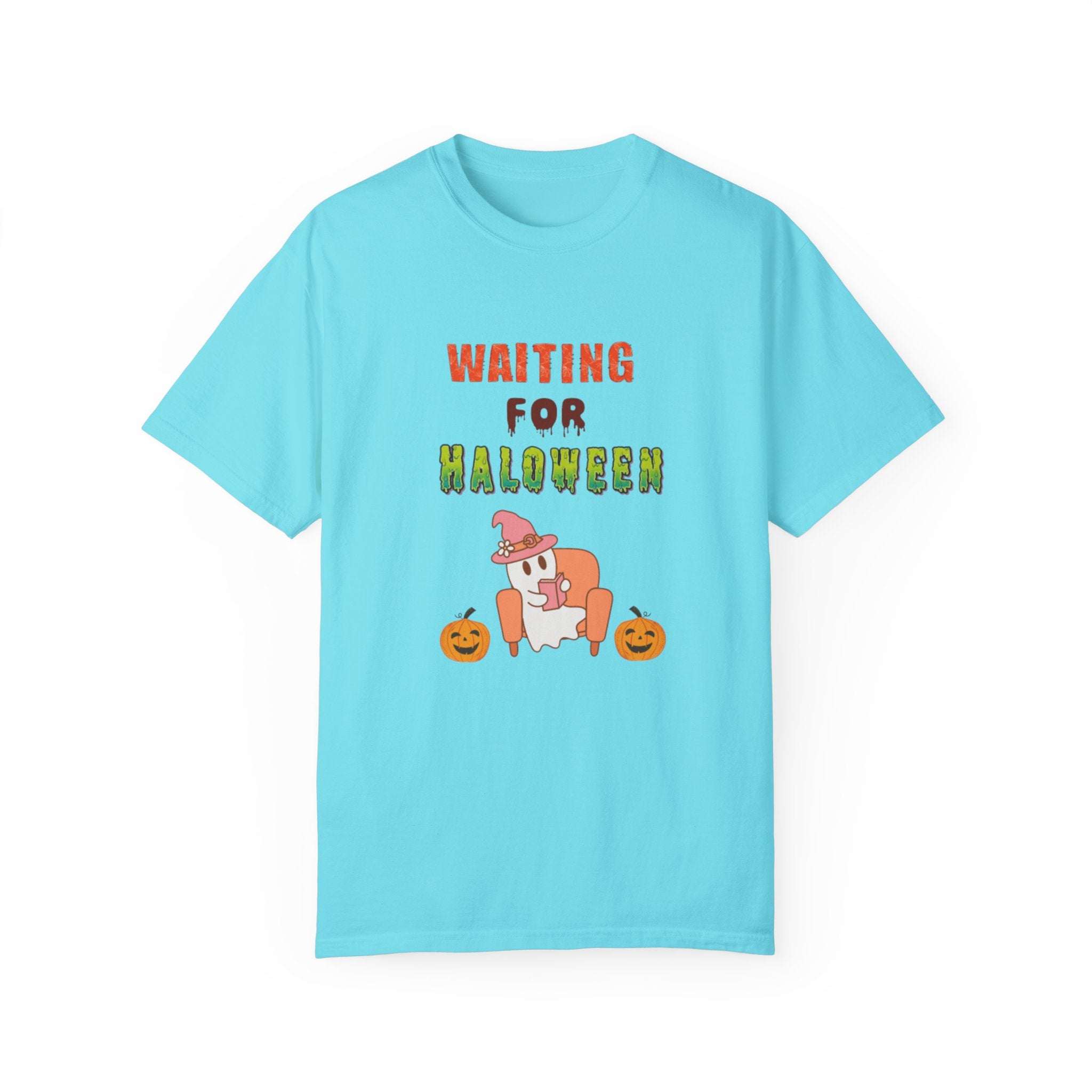 Waiting For Halloween Unisex Garment-Dyed T-shirt