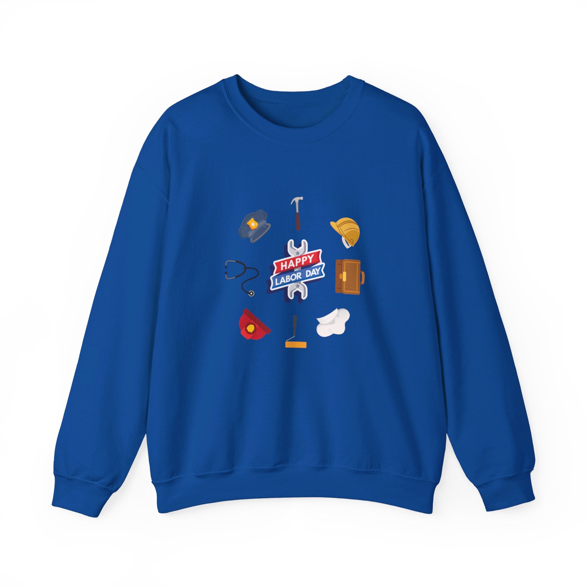 Happy Labor Day Wishes Unisex Heavy Blend™ Crewneck Sweatshirt