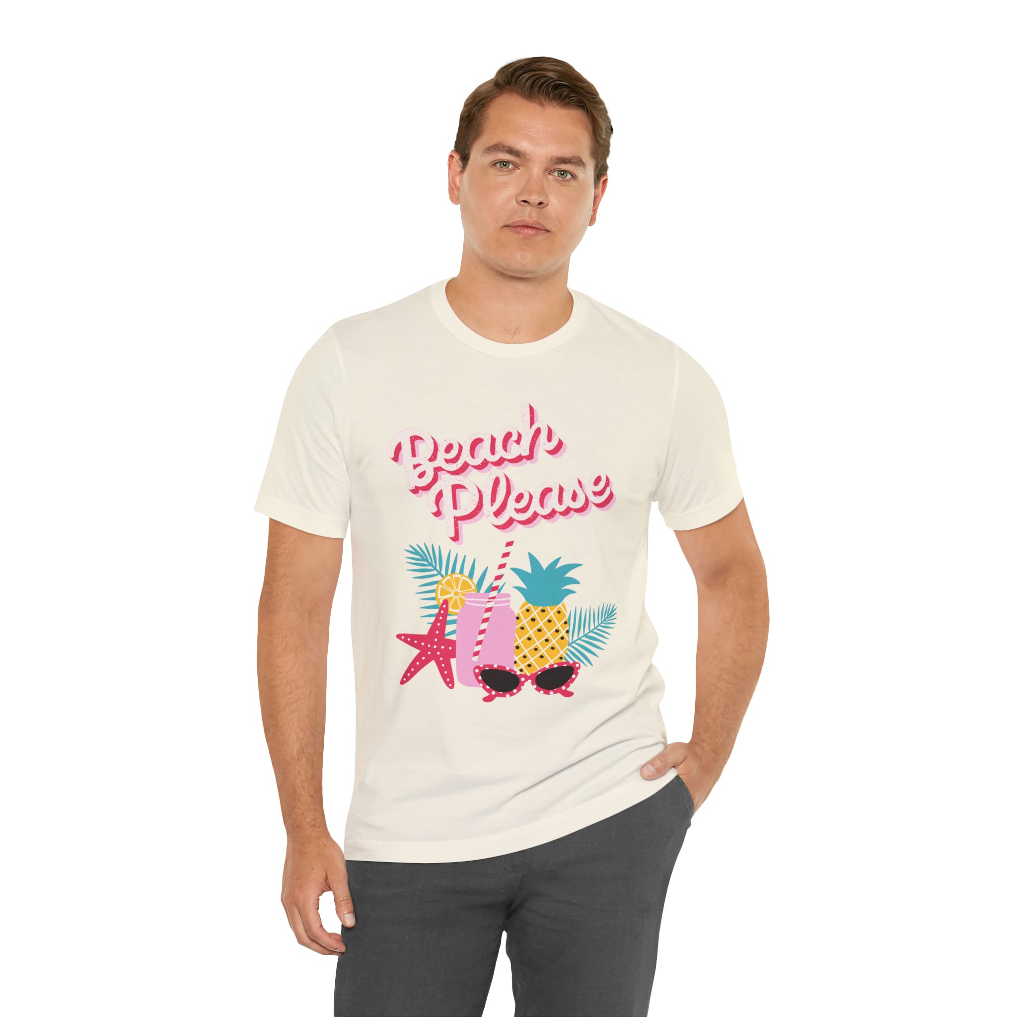 Beach Please Unisex Jersey Short Sleeve Tee