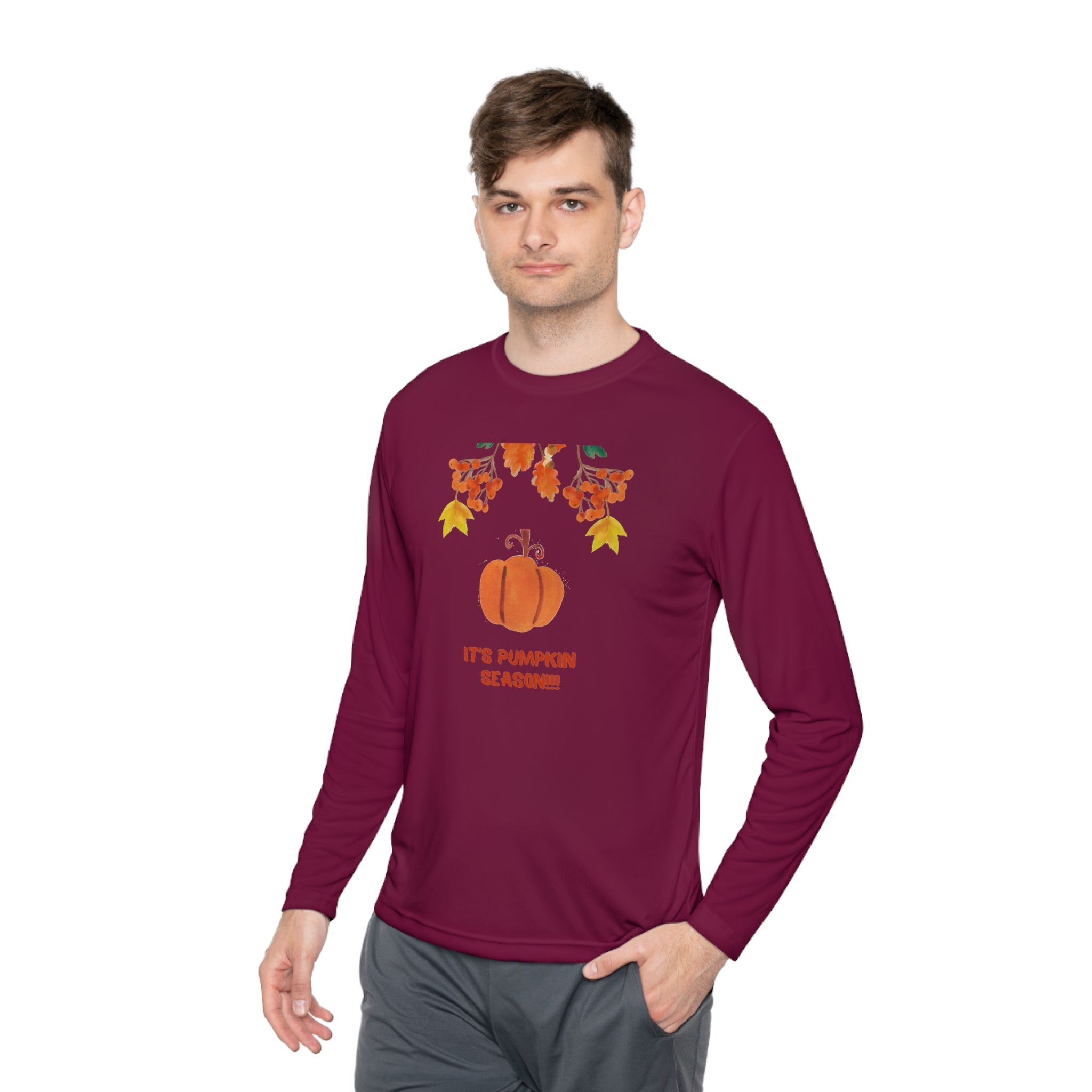 Pumpkin Season Unisex Lightweight Long Sleeve Tee