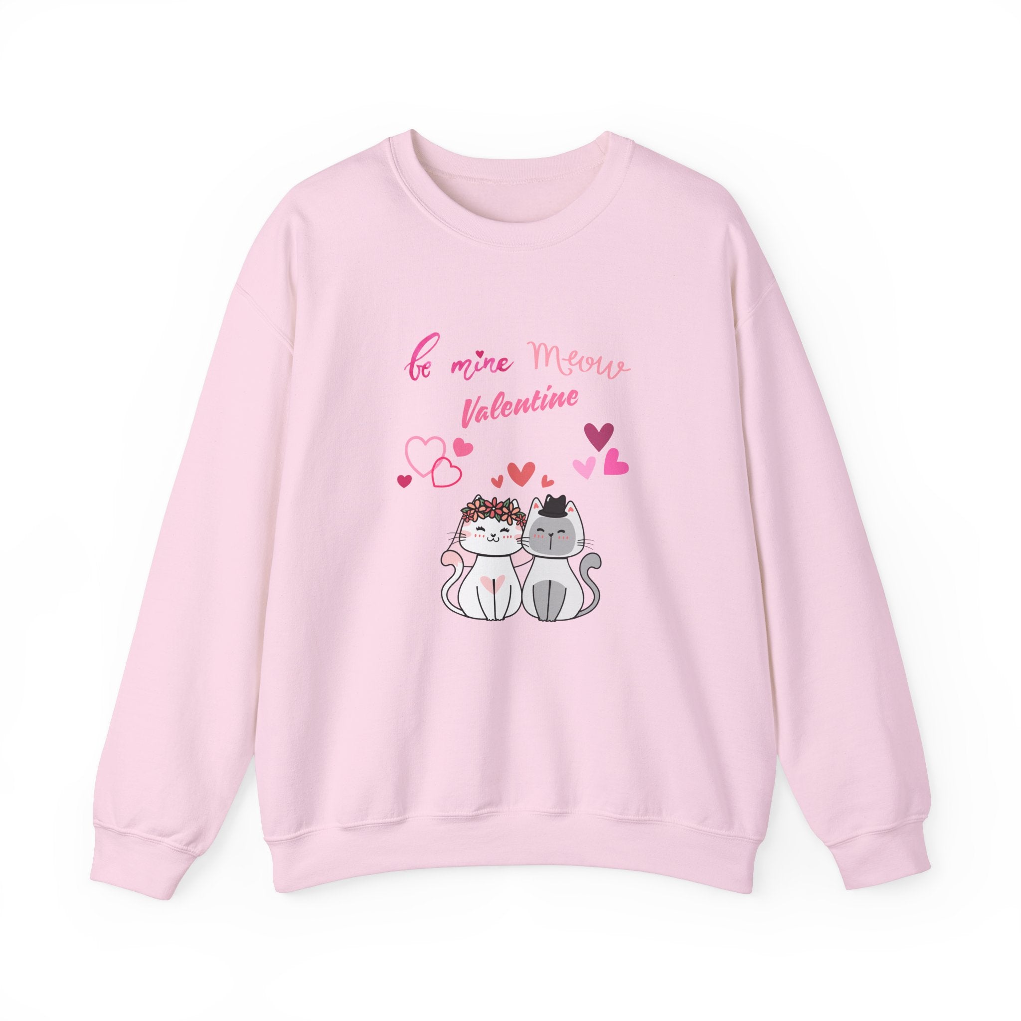 Meow Valentine's Day Unisex Heavy Blend™ Crewneck Sweatshirt