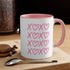 XOXO Accent Coffee Mug, 11oz