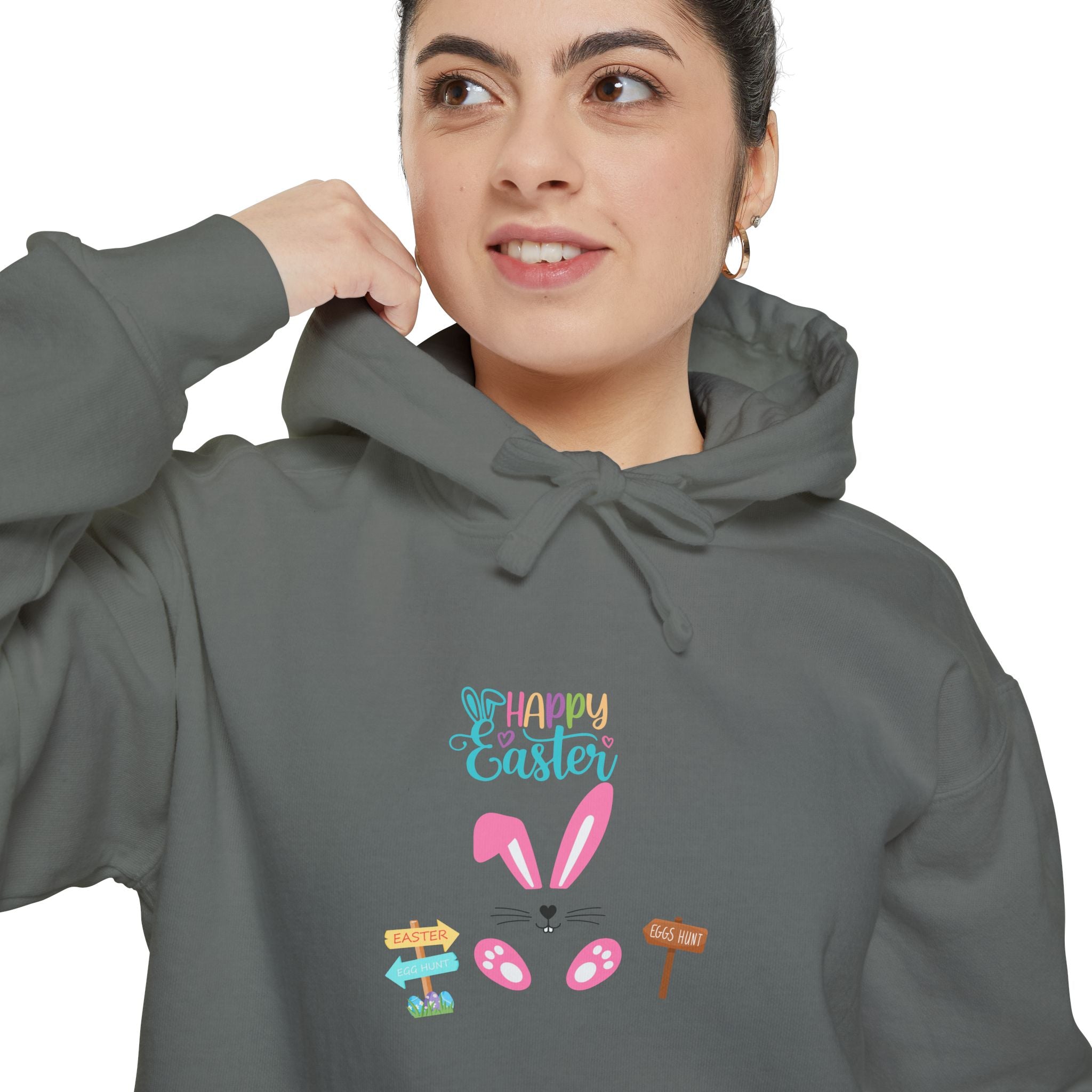 Follow Me To Hunt Unisex Garment-Dyed Hoodie