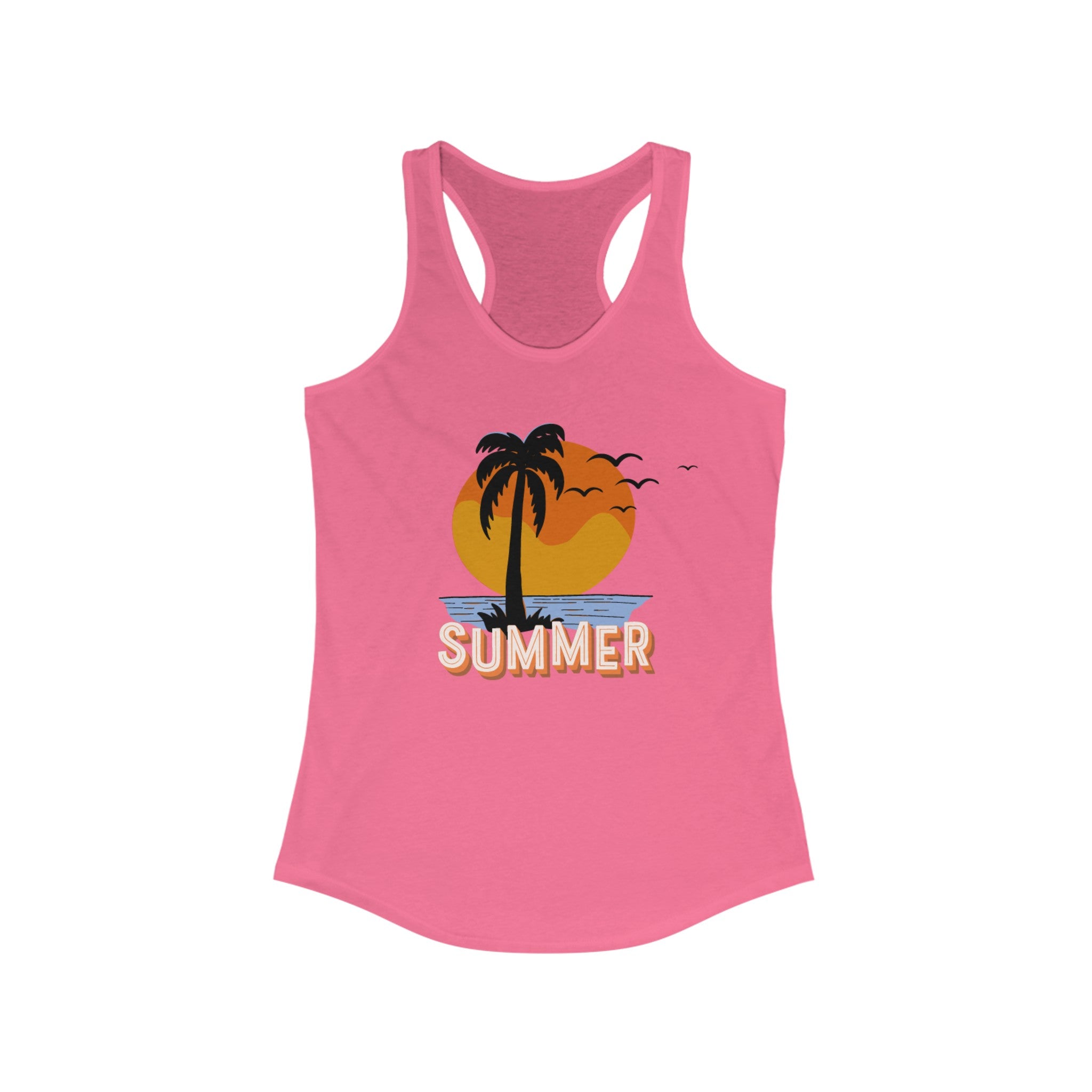 Summer Sunset Women's Ideal Racerback Tank