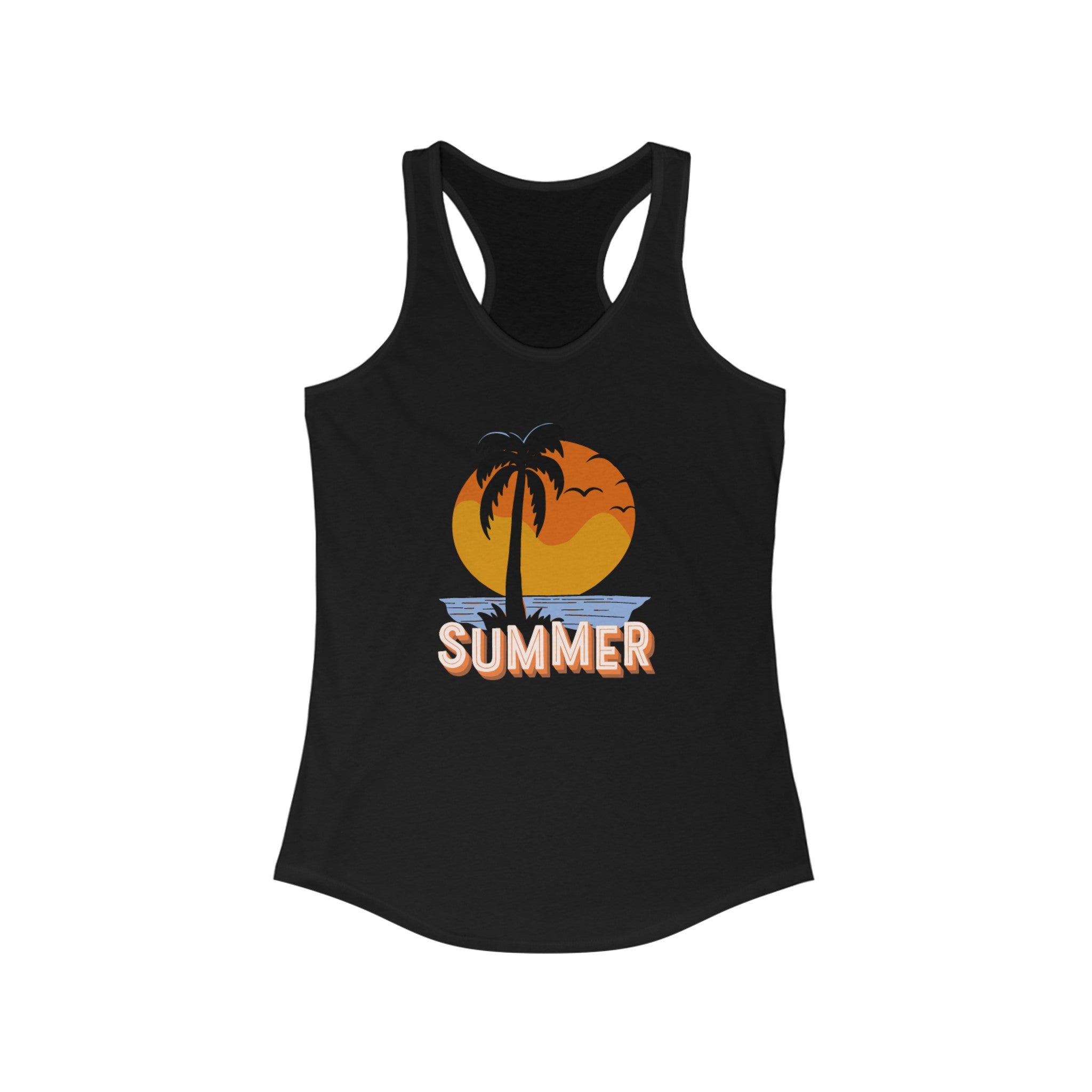 Summer Sunset Women's Ideal Racerback Tank