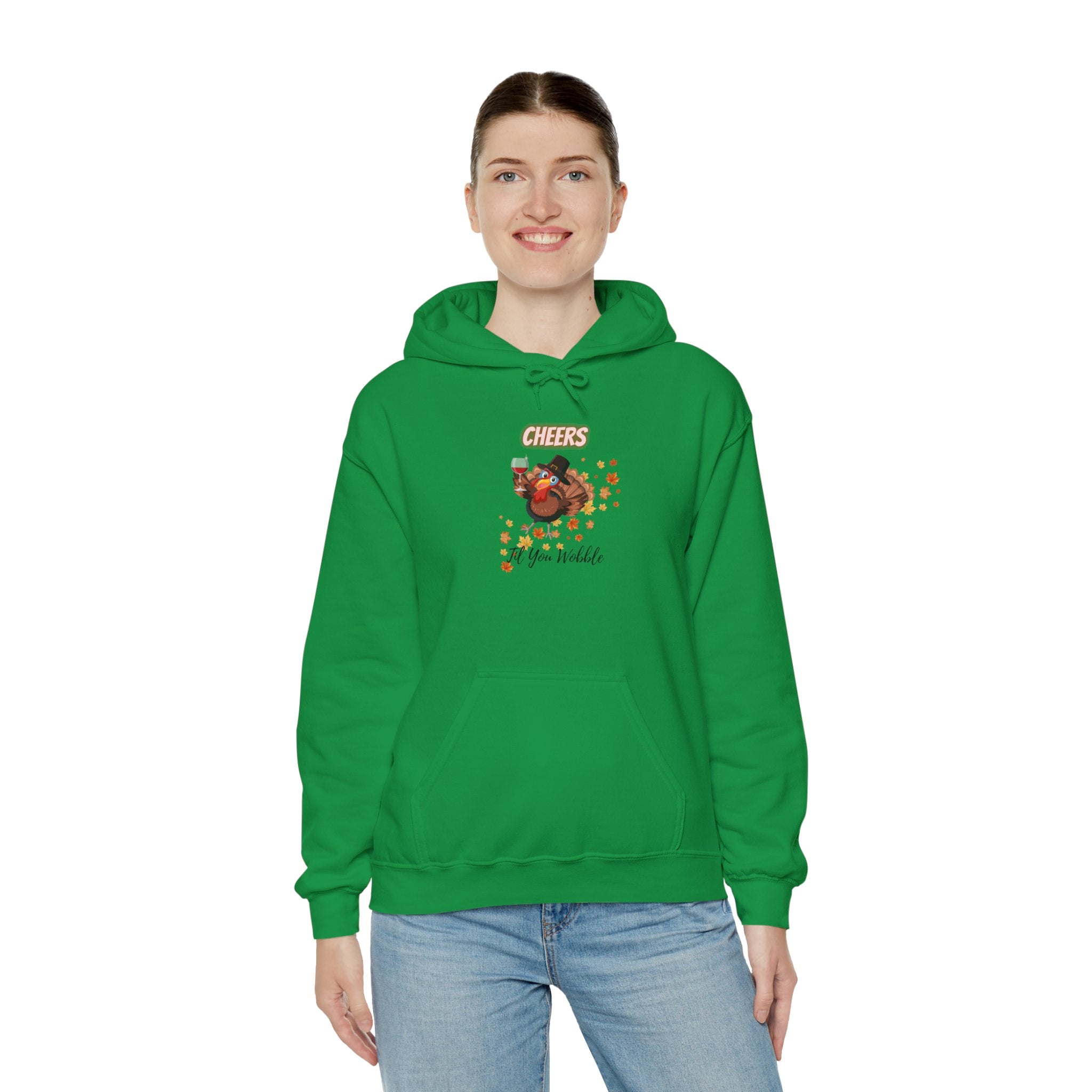 Cheers Til You Wobble Unisex Heavy Blend™ Hooded Sweatshirt