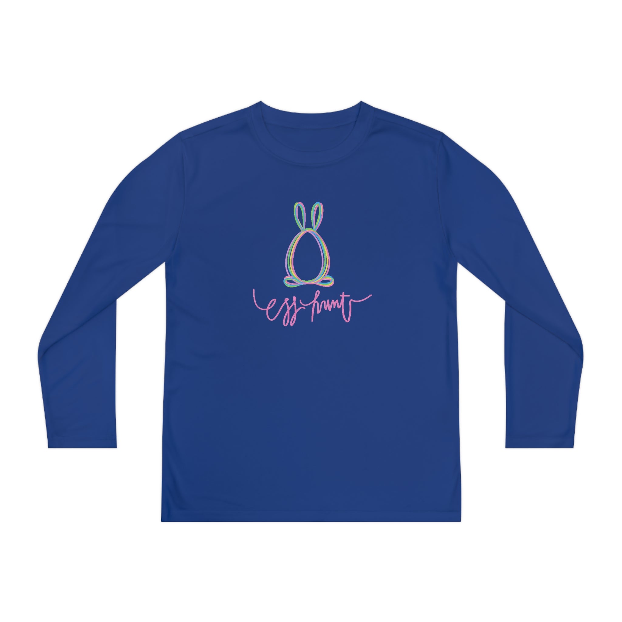 Egg Hunt Youth Long Sleeve Competitor Tee