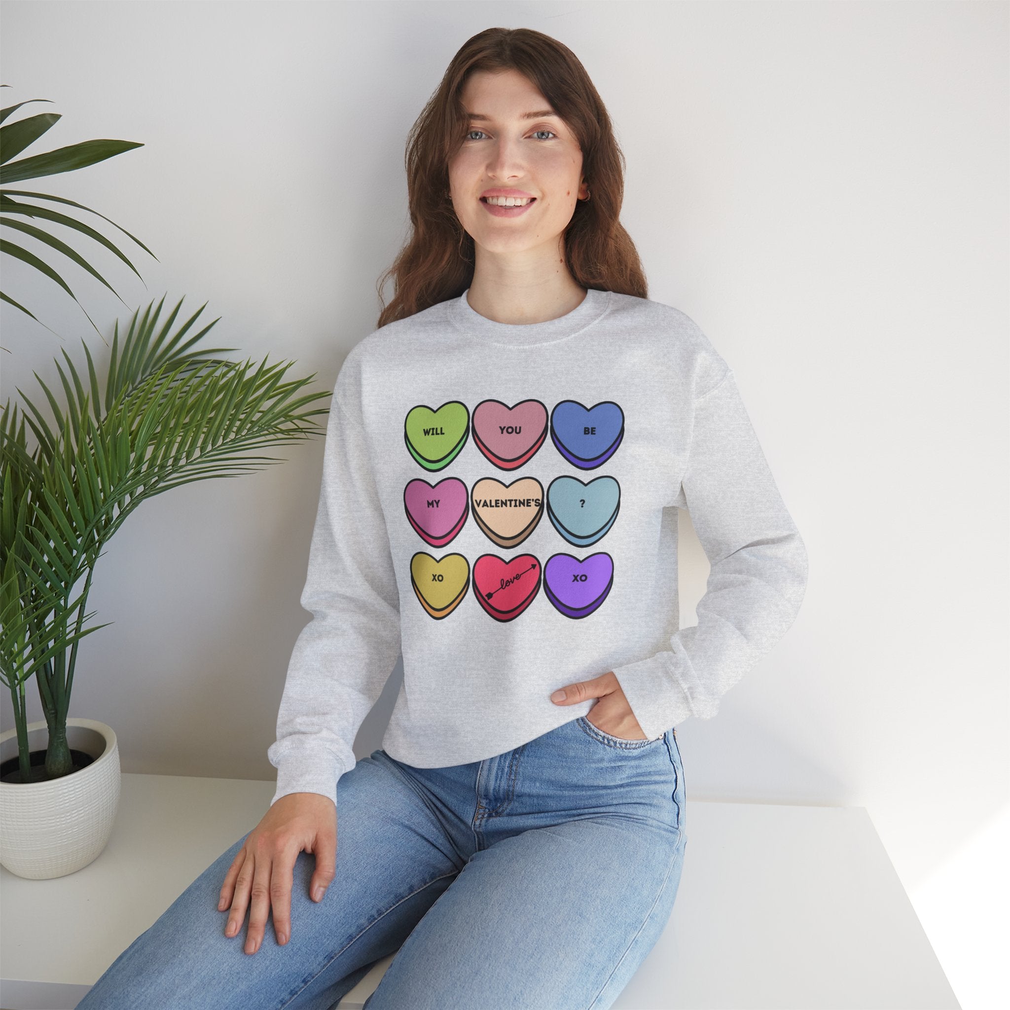 Will You Be My Valentine? Unisex Heavy Blend™ Crewneck Sweatshirt