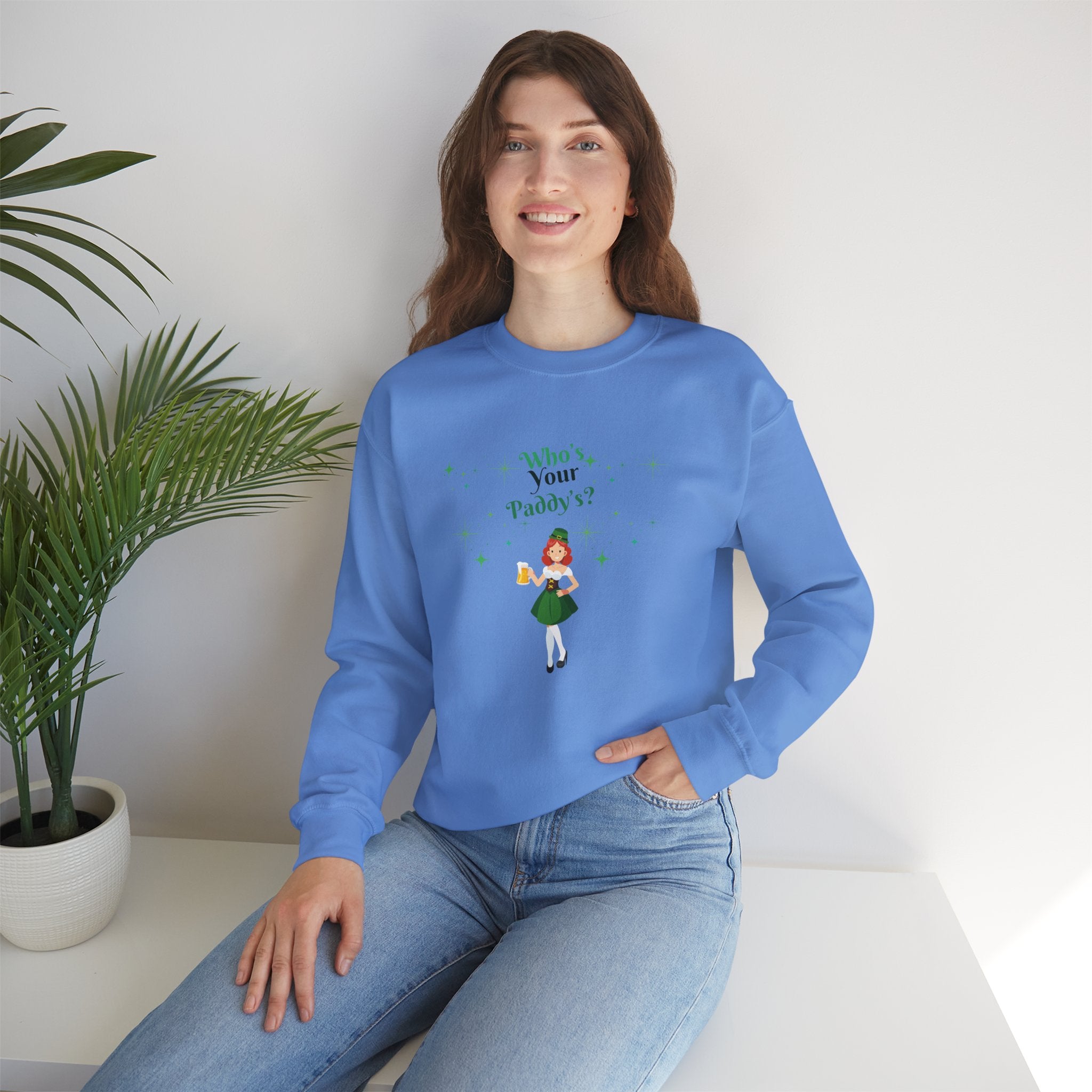 Who's Your Paddy's? Unisex Crewneck Sweatshirt - Perfect for St. Patrick's Day Celebrations