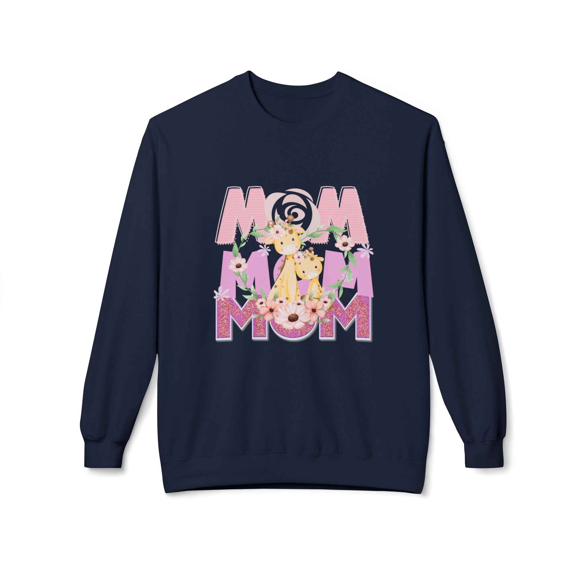 Floral Mom Crewneck Sweatshirt - Midweight & Softstyle