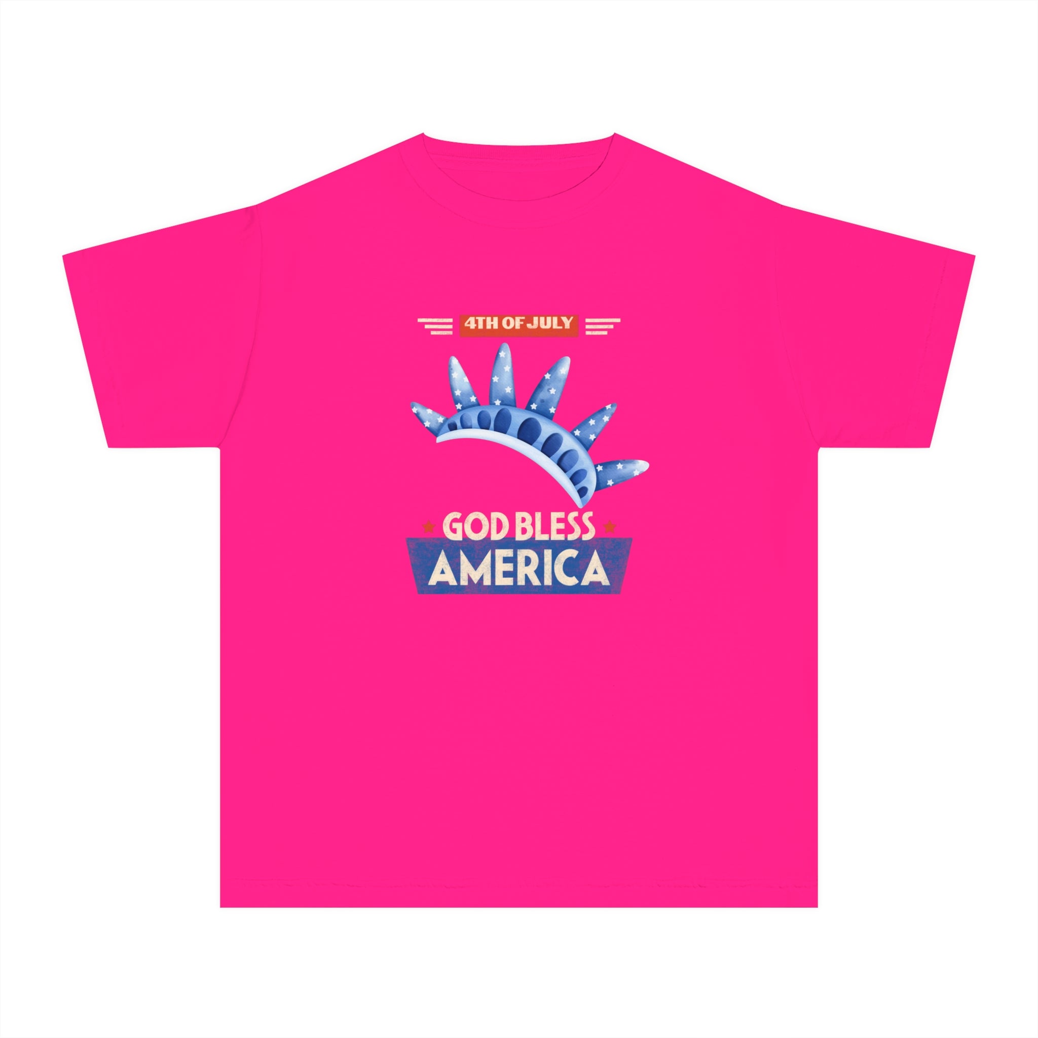 God Bless America Youth Midweight Tee