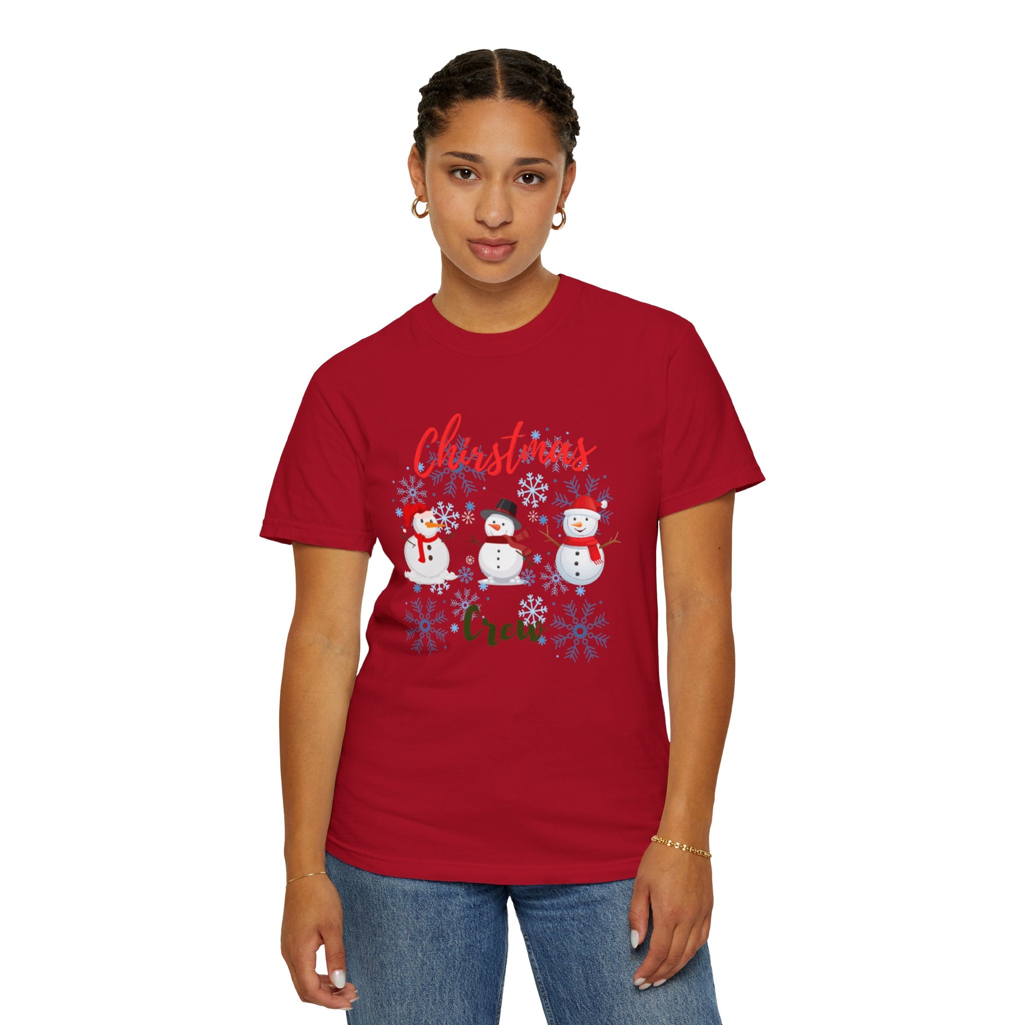 Christmas Crew Unisex Garment-Dyed T-shirt