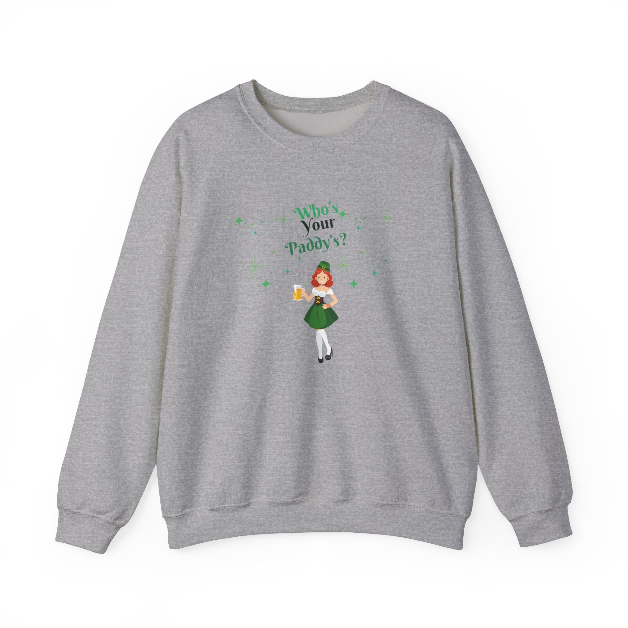 Who's Your Paddy's? Unisex Crewneck Sweatshirt - Perfect for St. Patrick's Day Celebrations